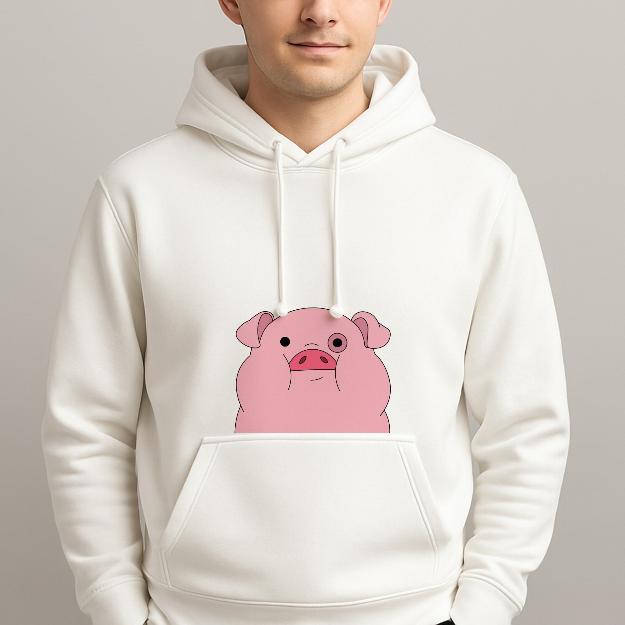 Waddles Unisex Hooded Pullover