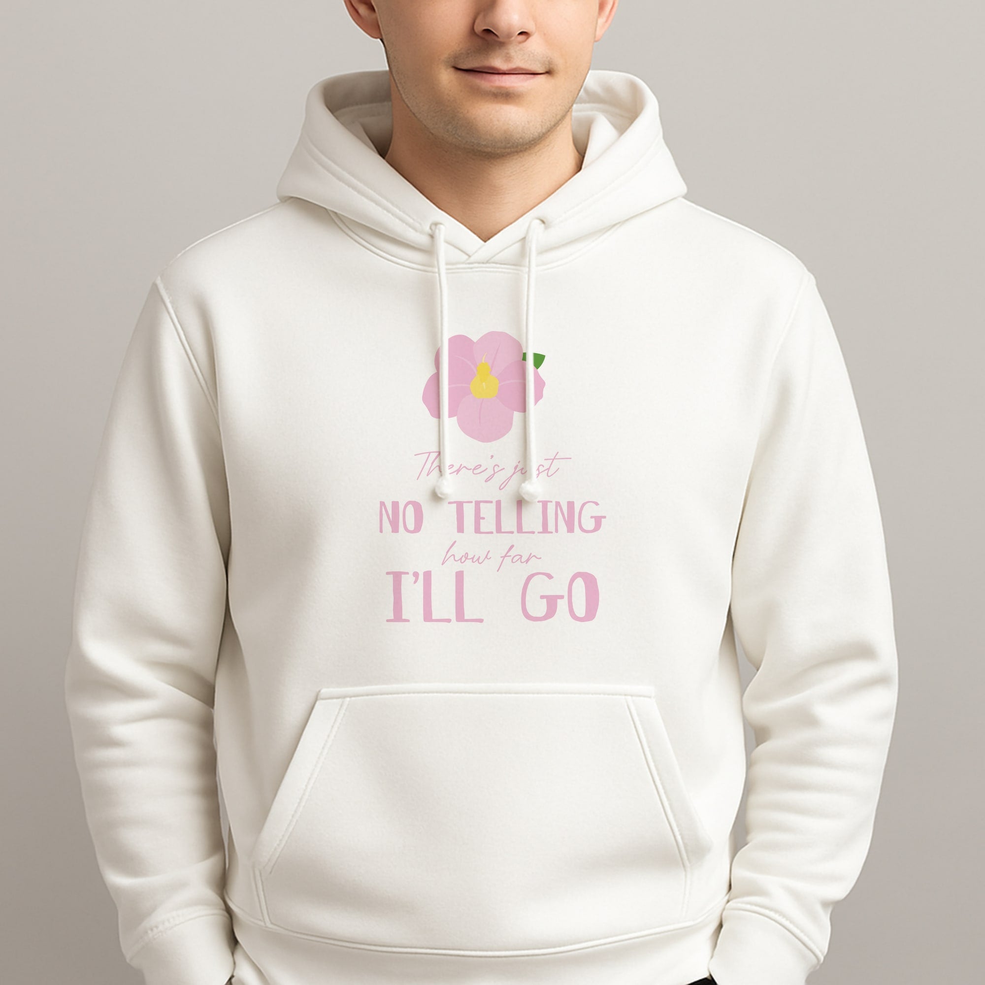 There's Just No Telling Unisex Hooded Pullover