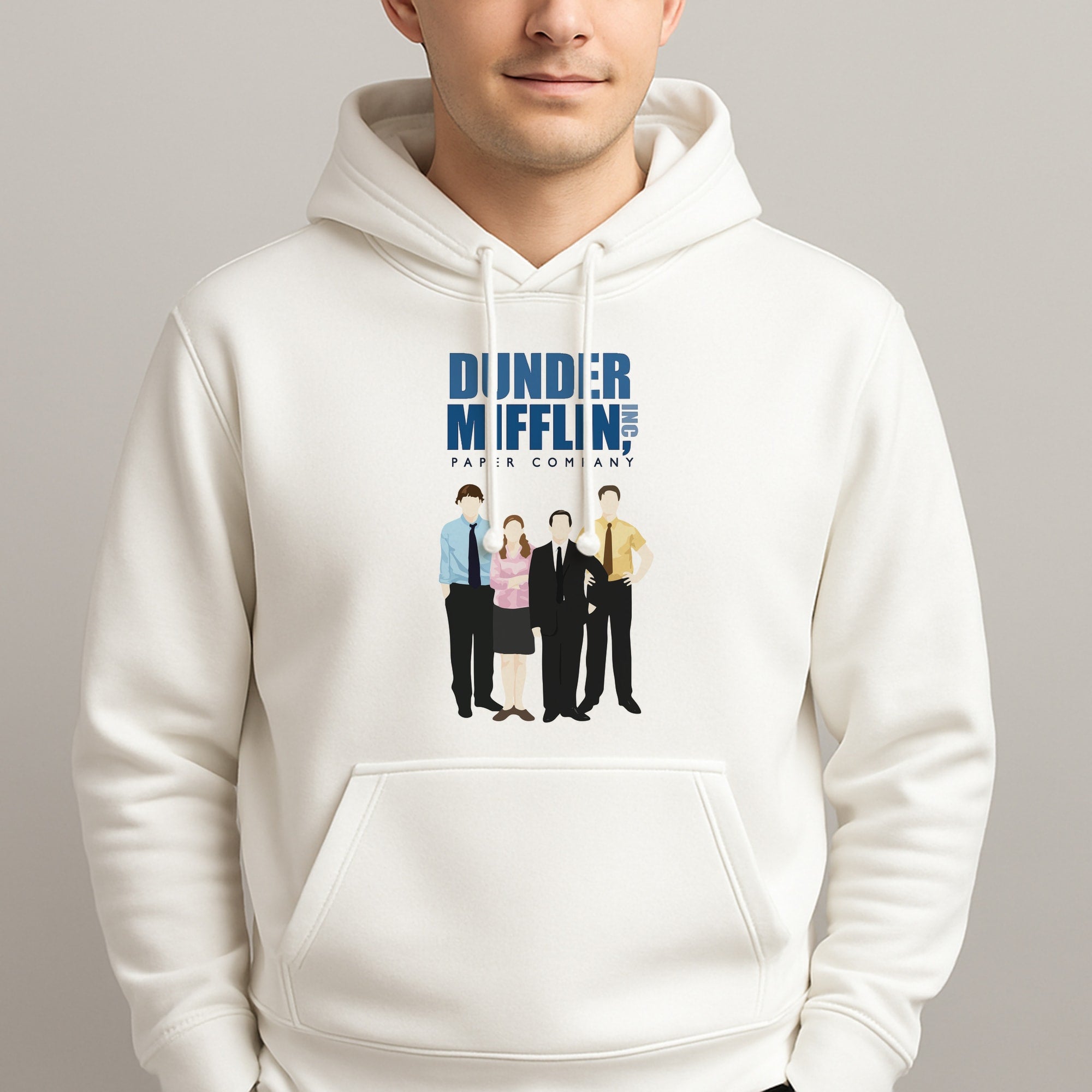 Office Cartoon - Dunder Mifflin Hoodie