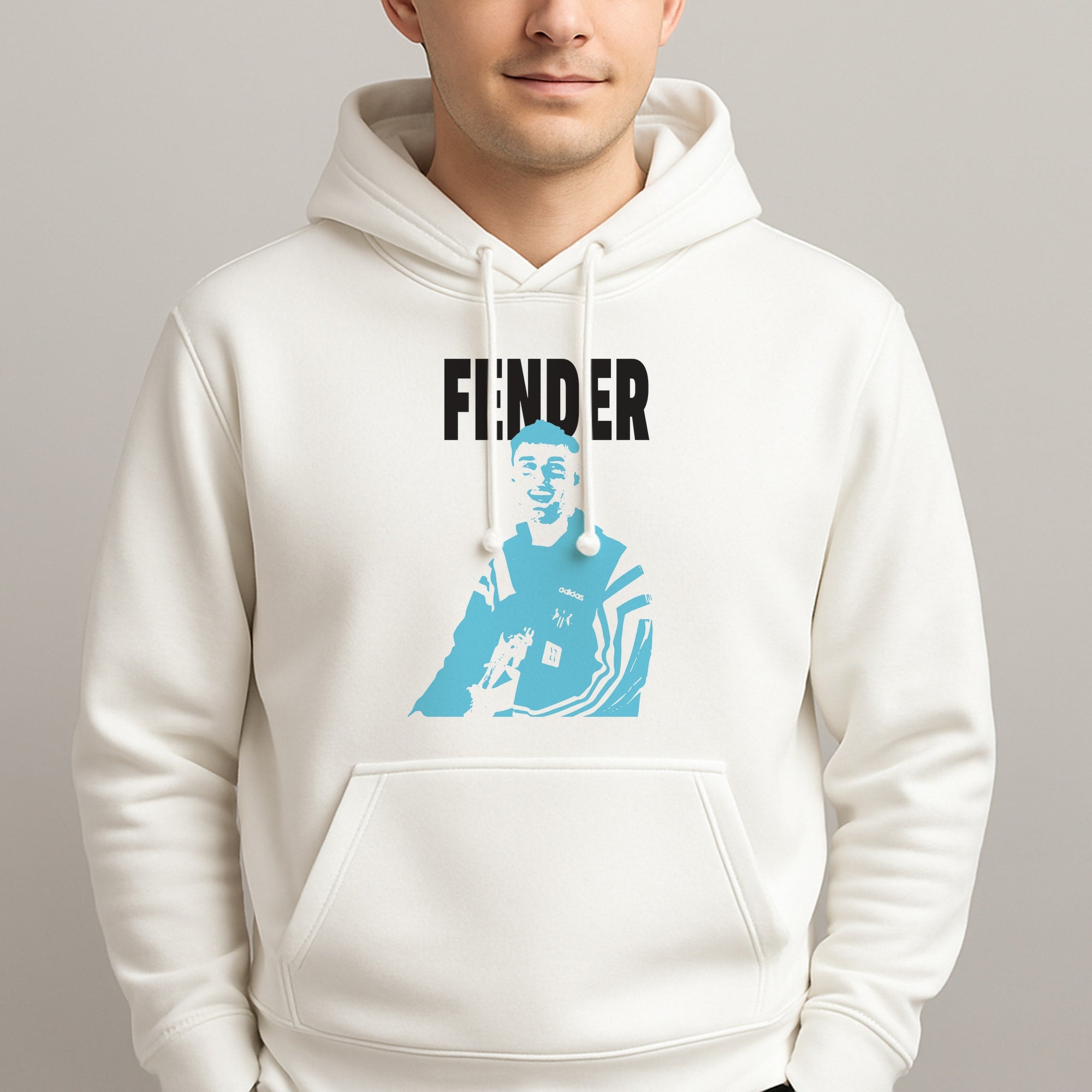 Fender Silhouette Blue Hoodie