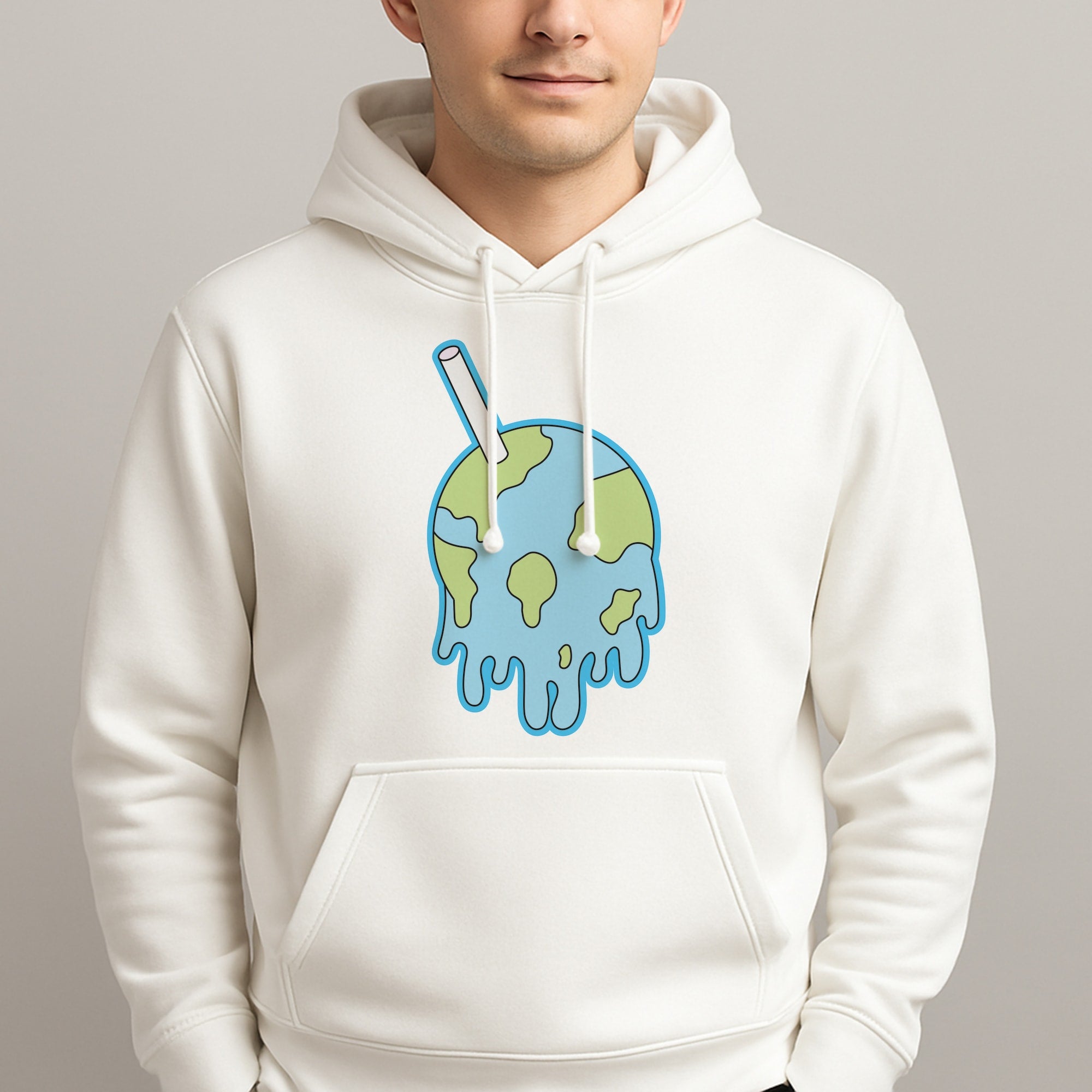 Straw - Juice Unisex Hooded Pullover