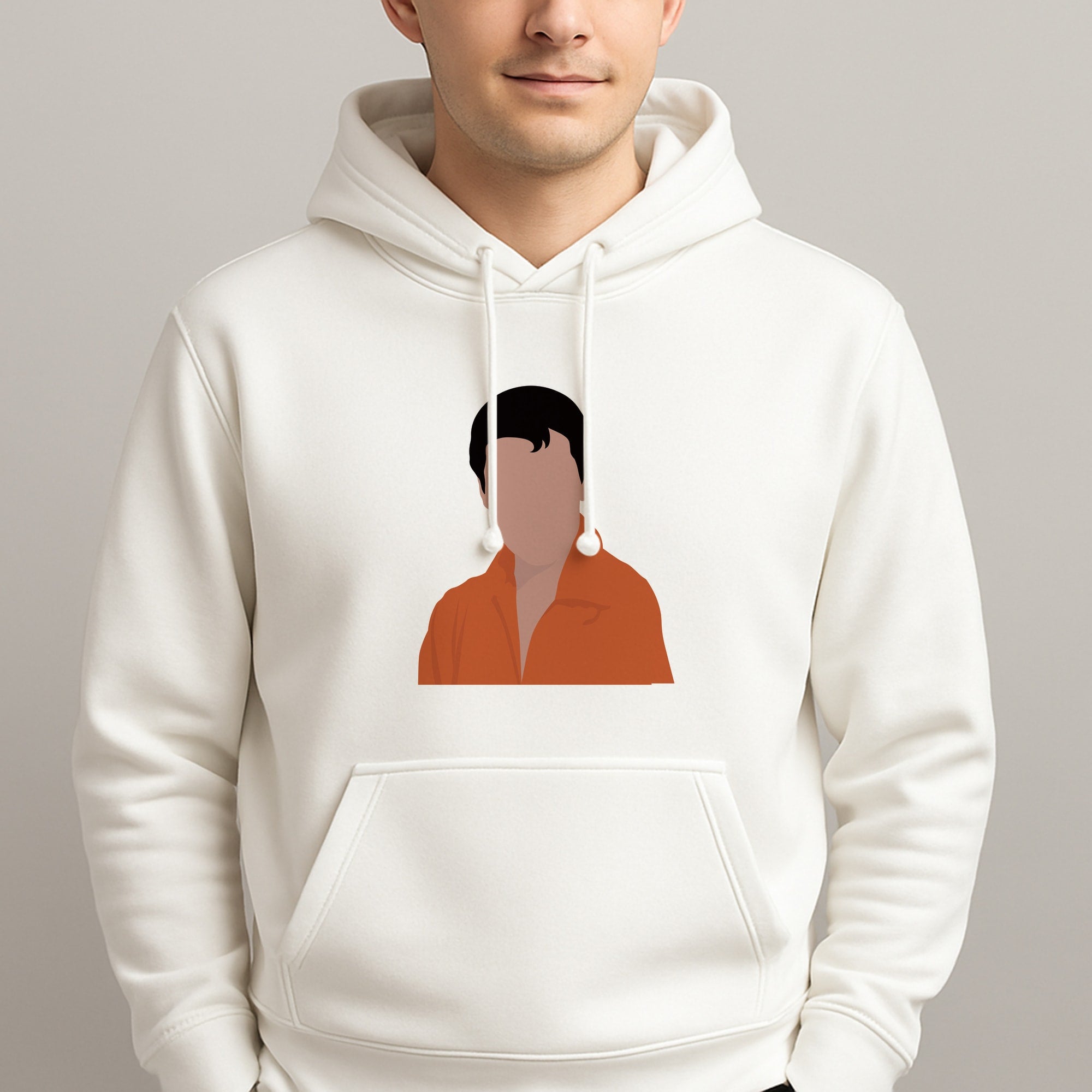 Faceless Elvis Unisex Hooded Pullover