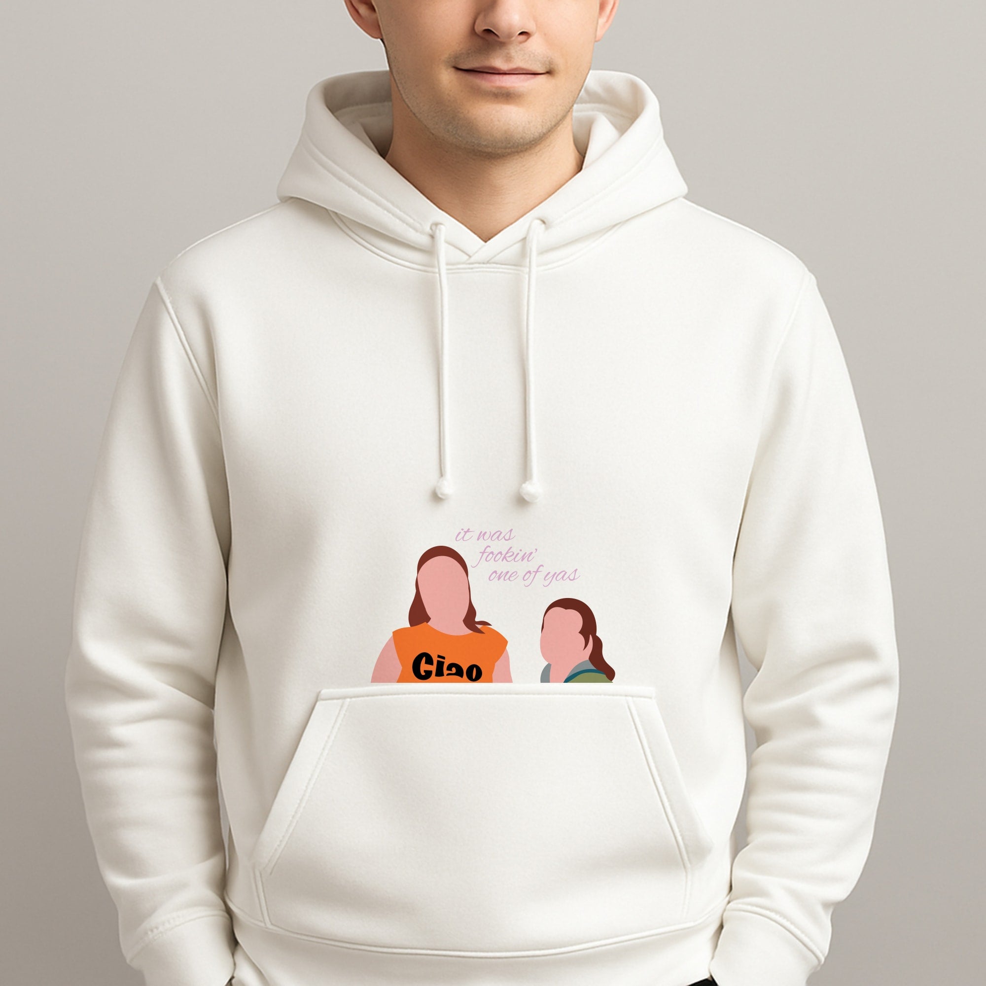 It Was Fookin' One Of Yas - British Pop Culture Unisex Hooded Pullover