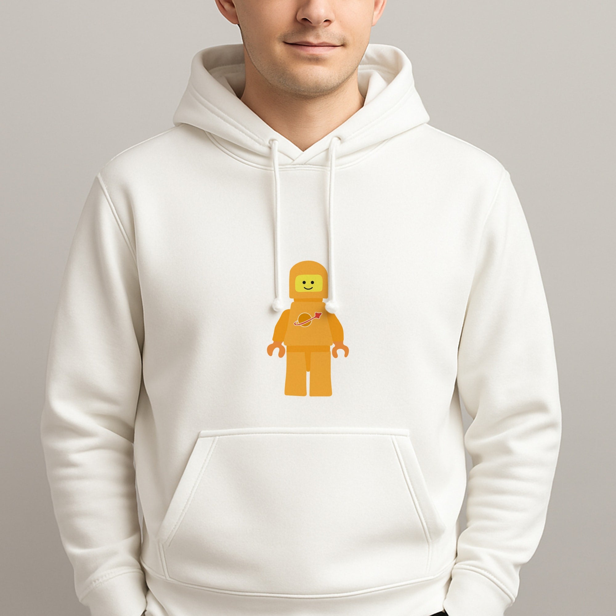 Astronaut - Bricks Unisex Hooded Pullover