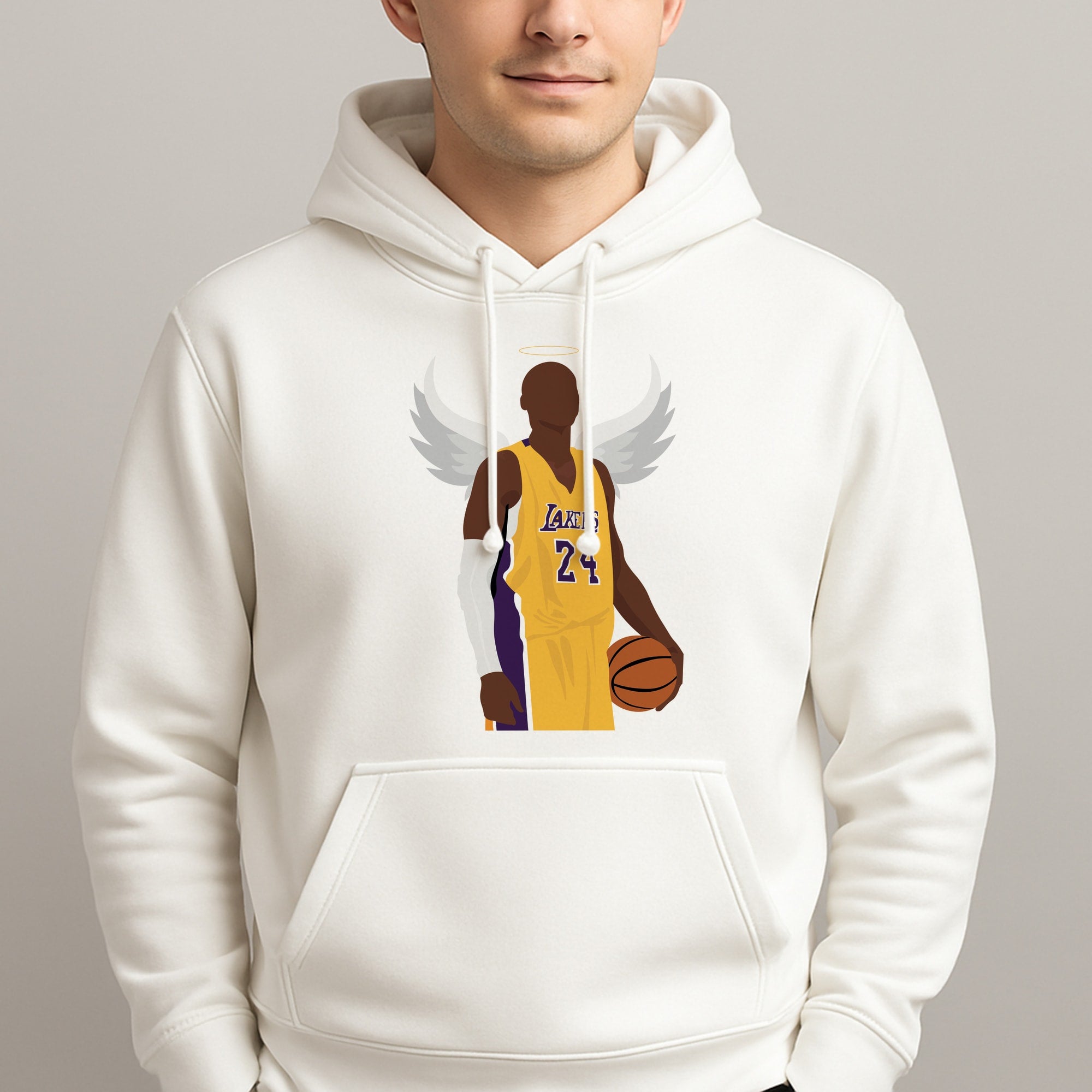 Kobe with wings - Basketball Hoodie