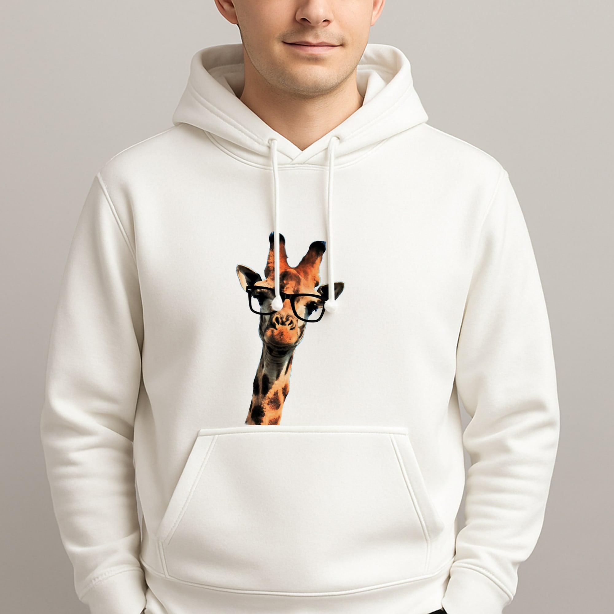 Hipster Giraffe Tumblr Unisex Hooded Pullover