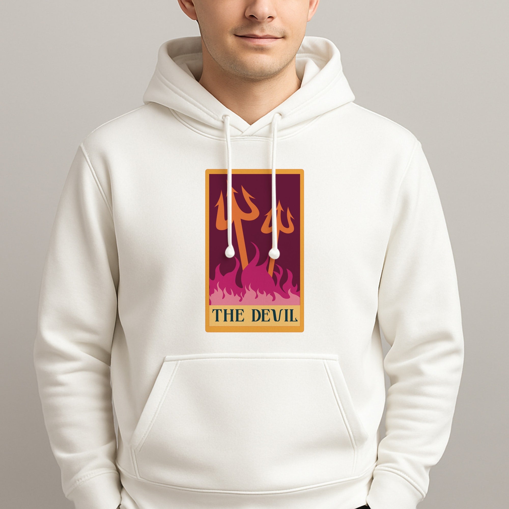 The Devil - Tarot Cards Unisex Hooded Pullover