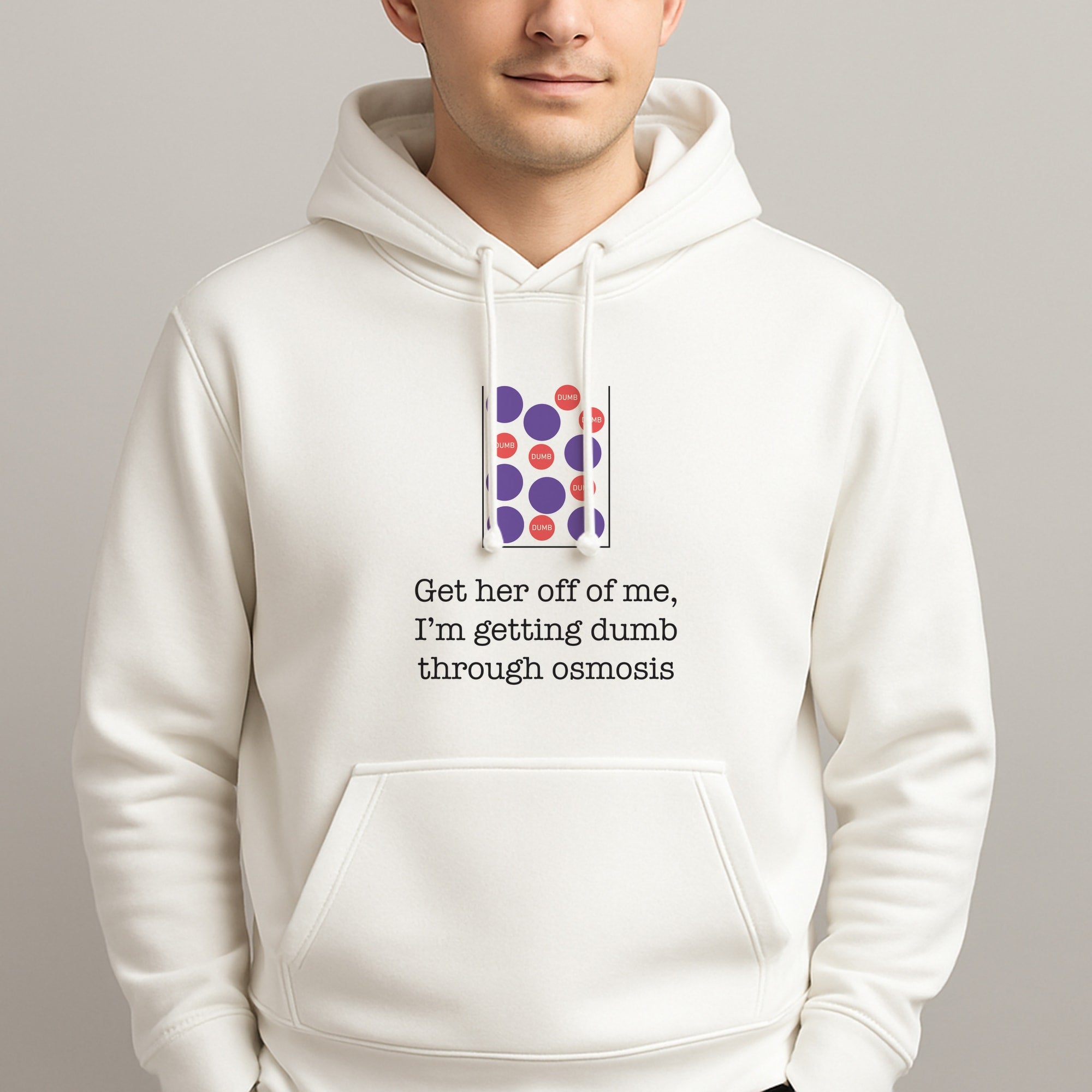 Dumb Osmosis Unisex Hooded Pullover