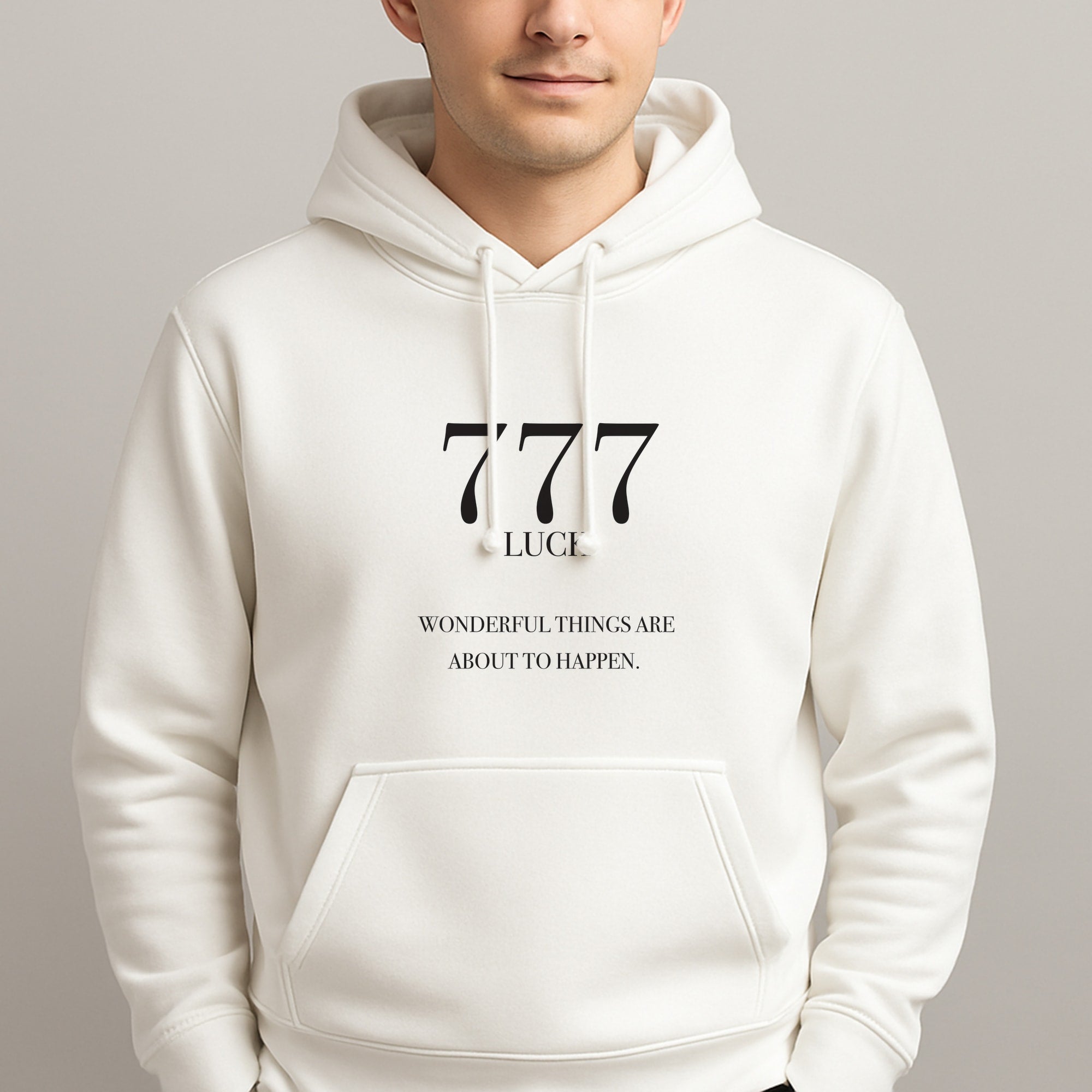 777 - Angel Numbers Unisex Hooded Pullover