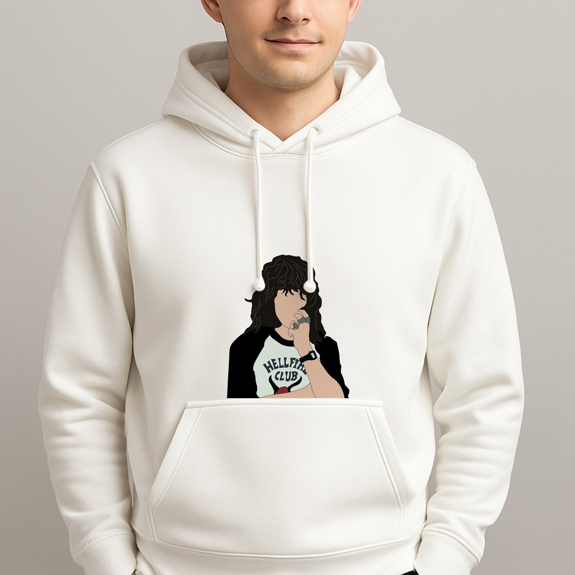 Eddie Munson Hellfire Unisex Hooded Pullover