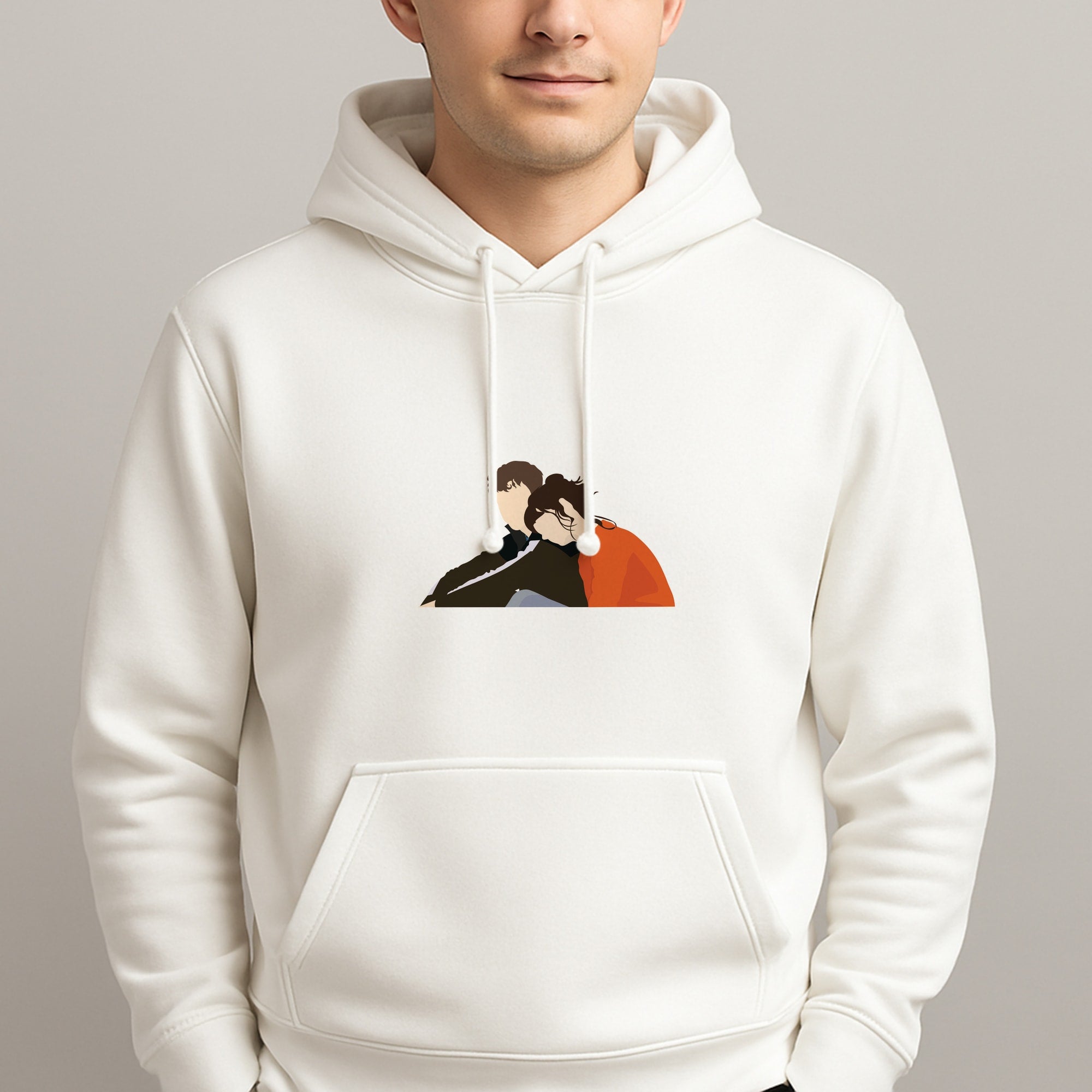 Marianne Resting On Connell Unisex Hooded Pullover