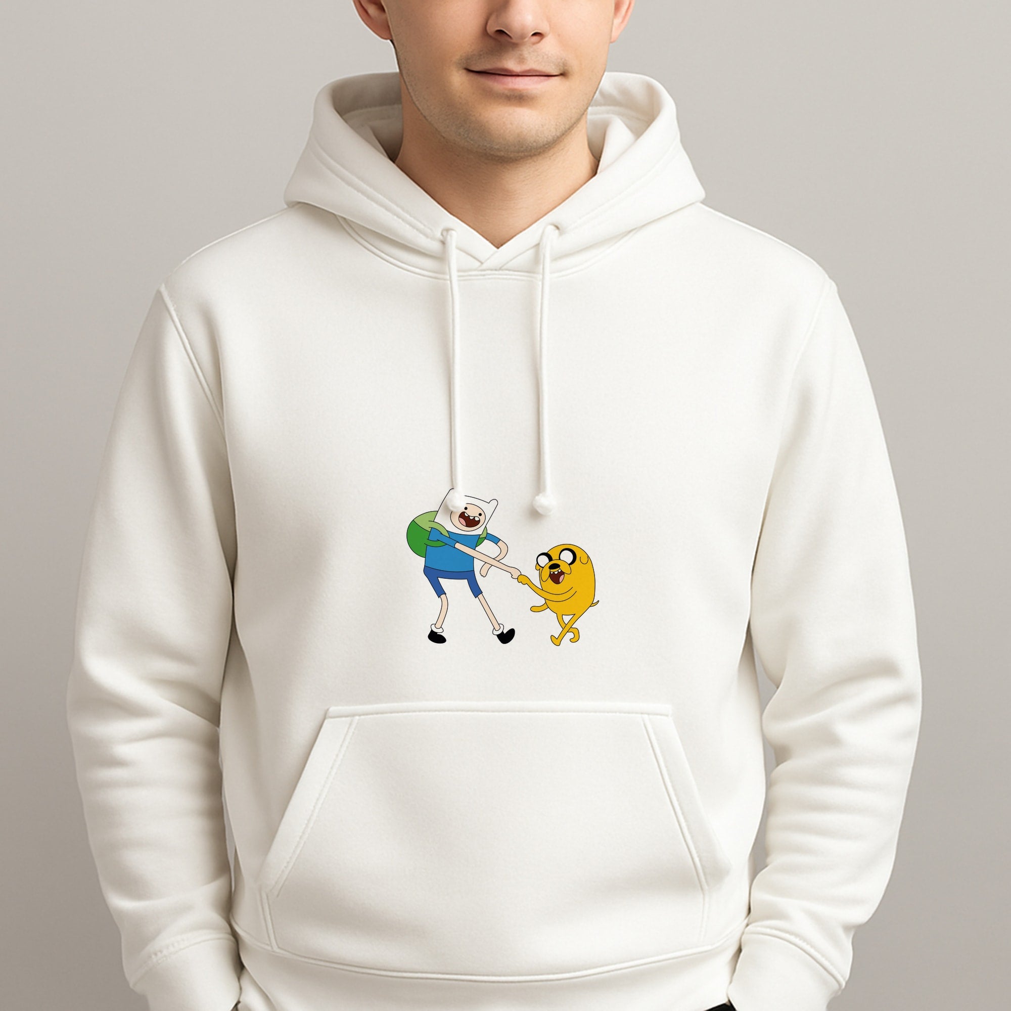 Jake The Dog And Finn The Human Unisex Hooded Pullover