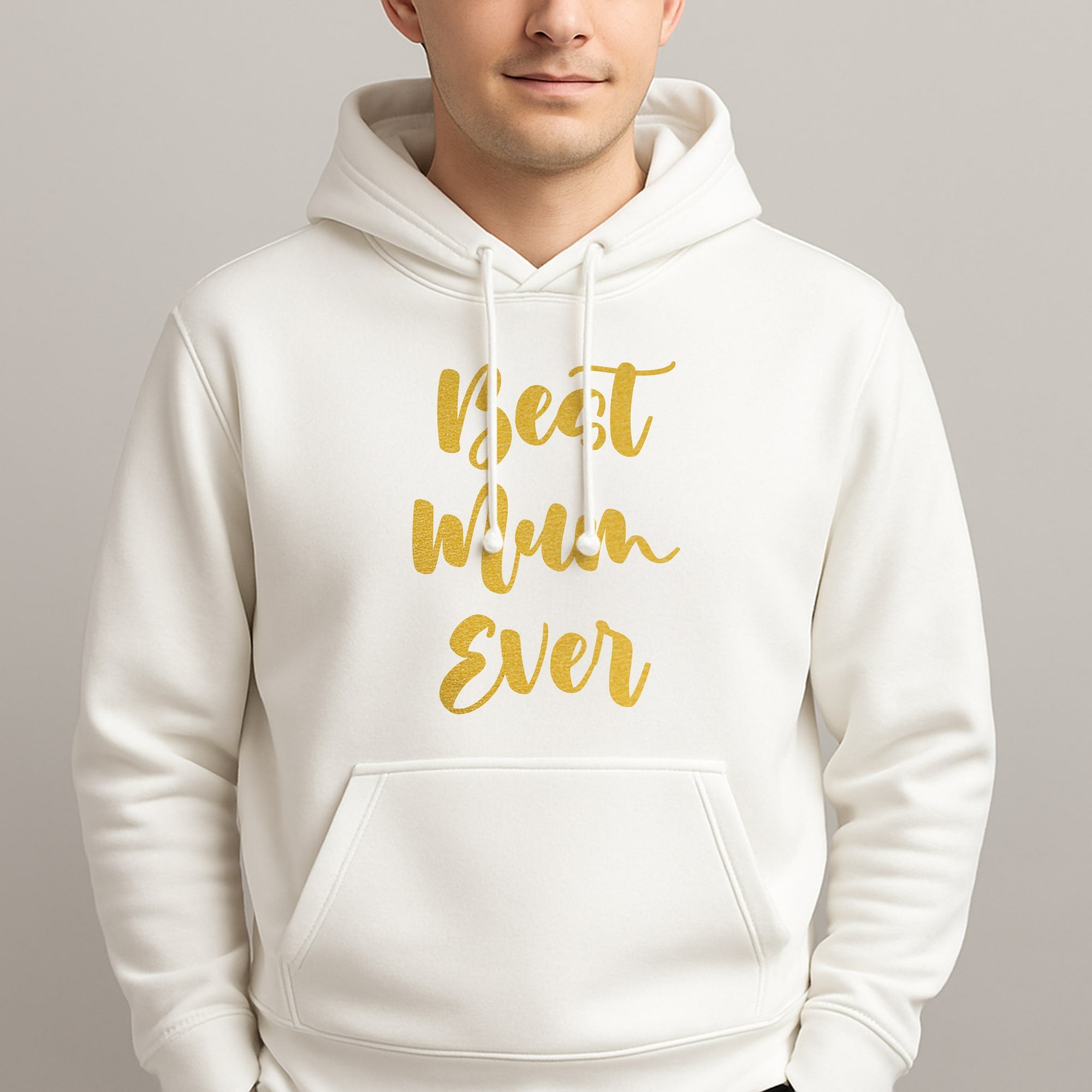Golden Best Mum Ever Unisex Hooded Pullover
