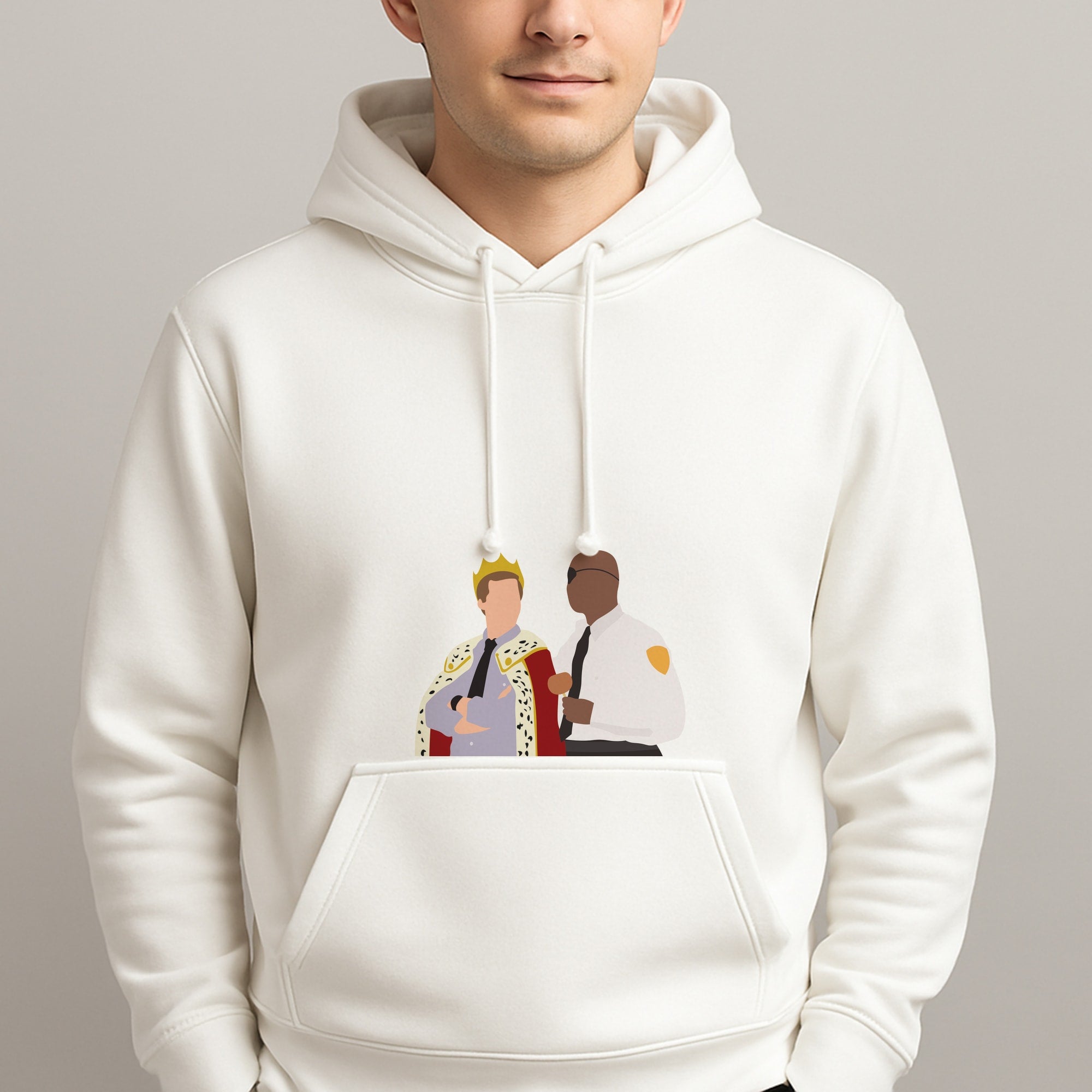 Jake and Holt B99 - Halloween Specials Unisex Hooded Pullover