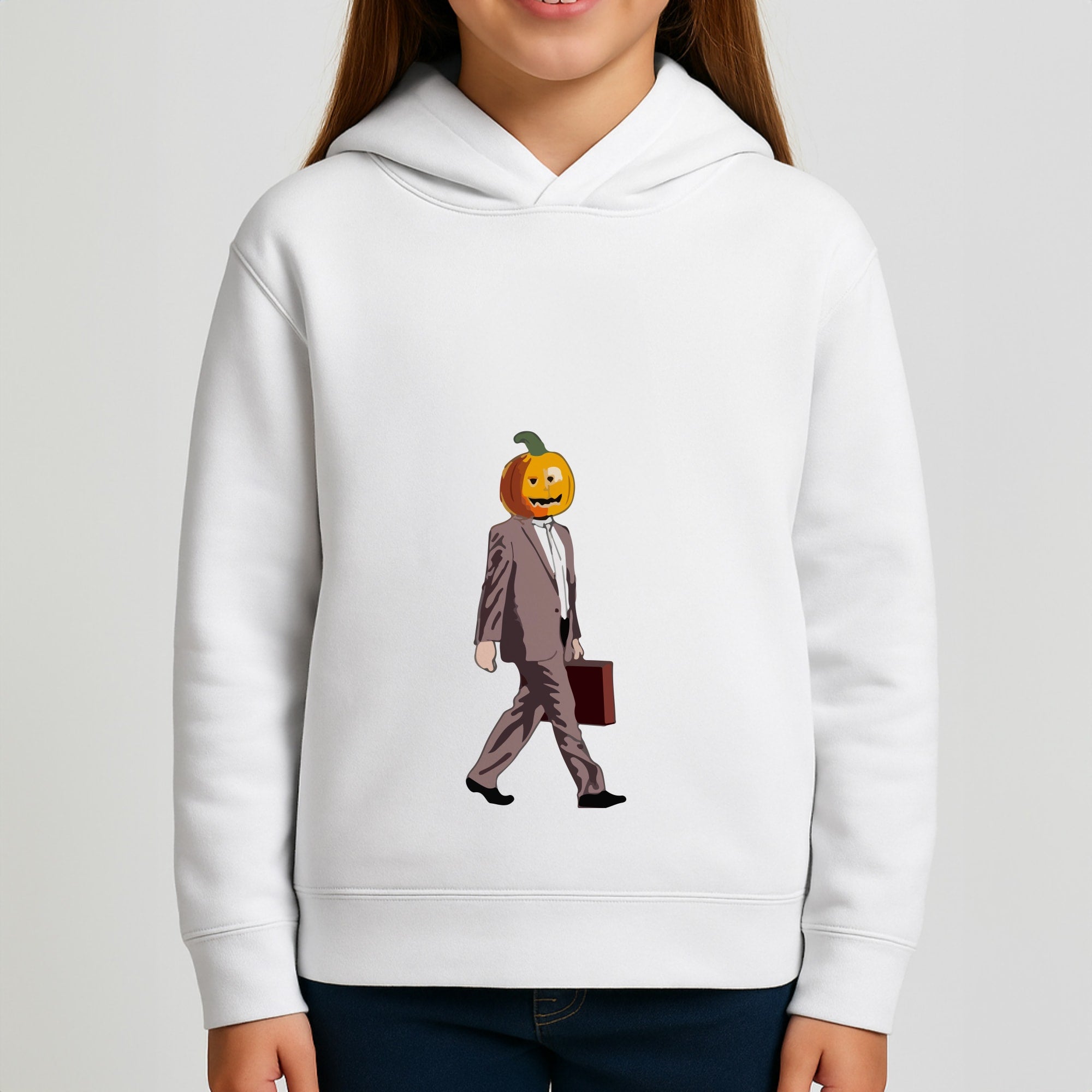 Dwight Pumpkin Head Girls Hoodie