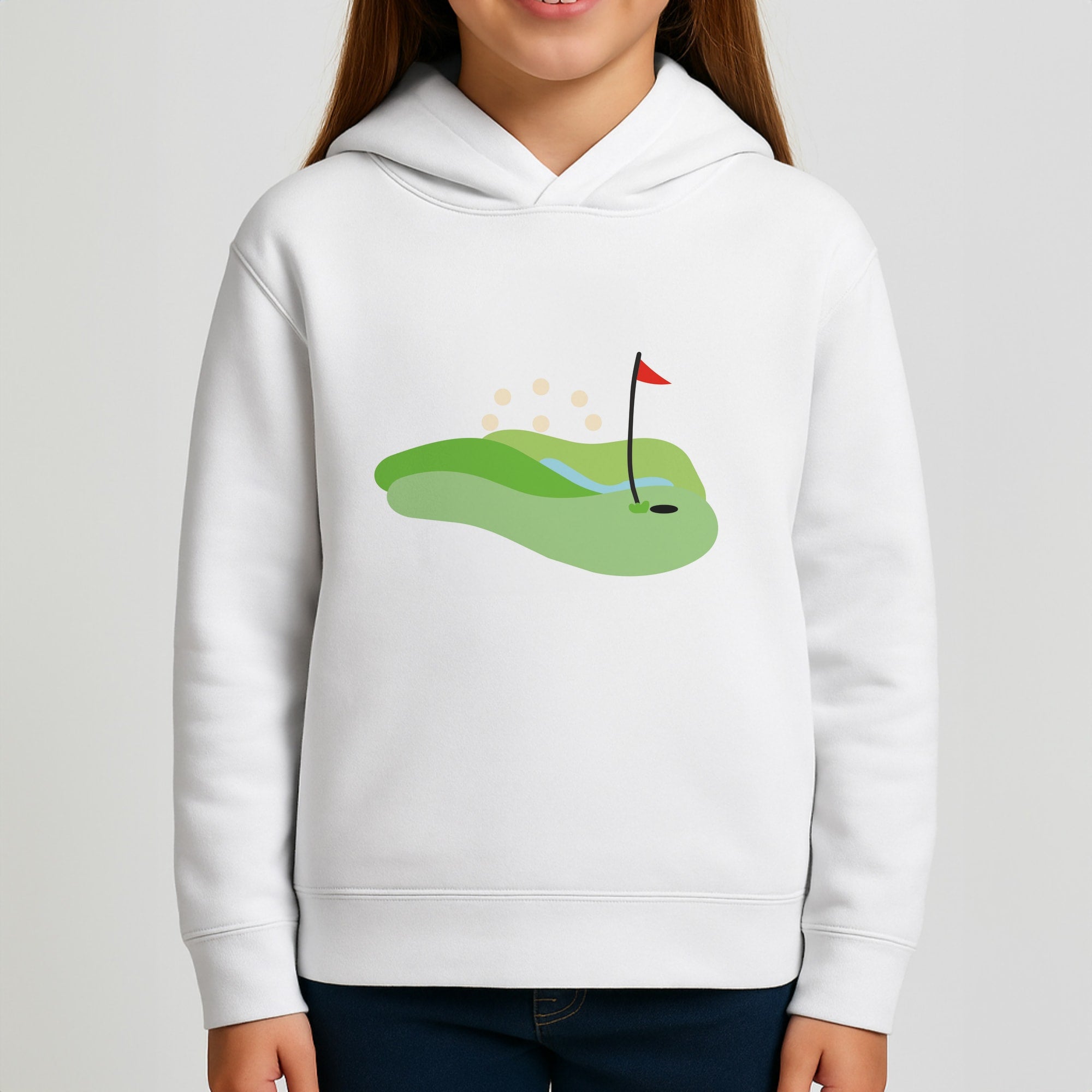 Golf course Kids Hoodie