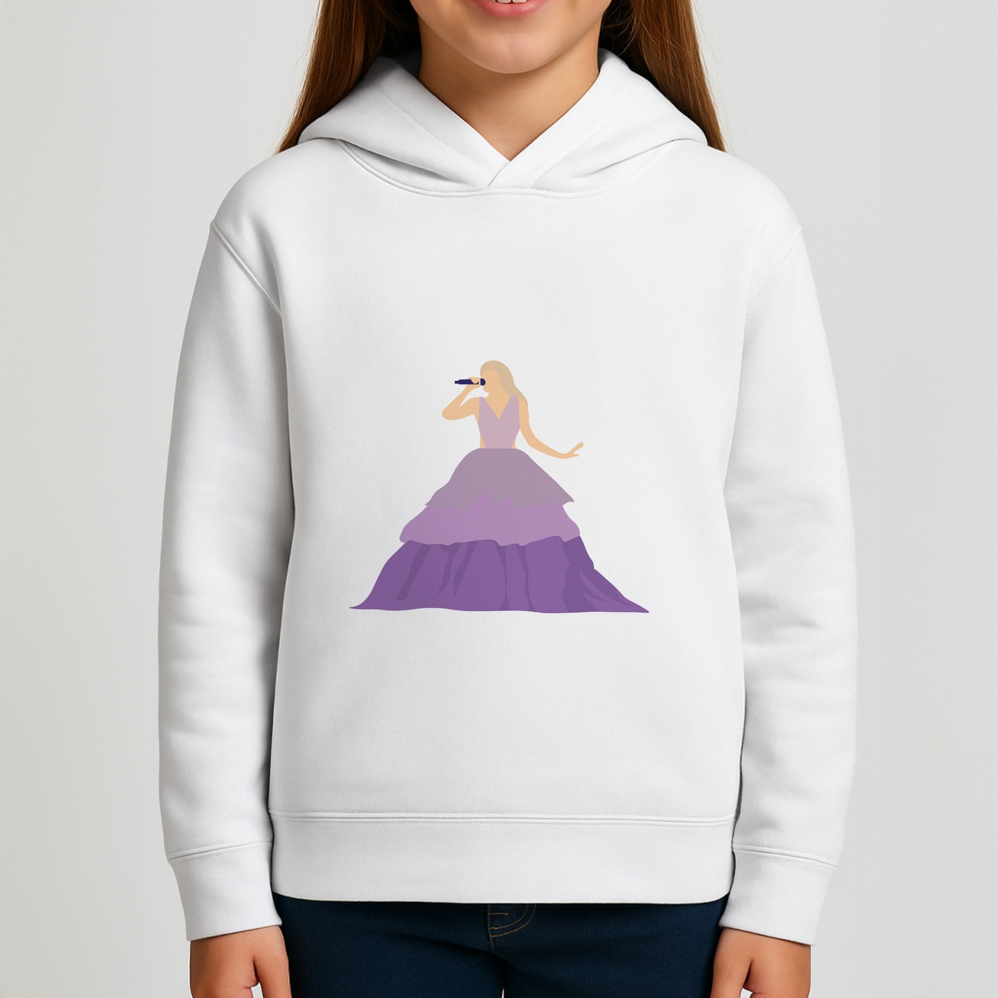 Purple Dress - Taylor Girls Hoodie