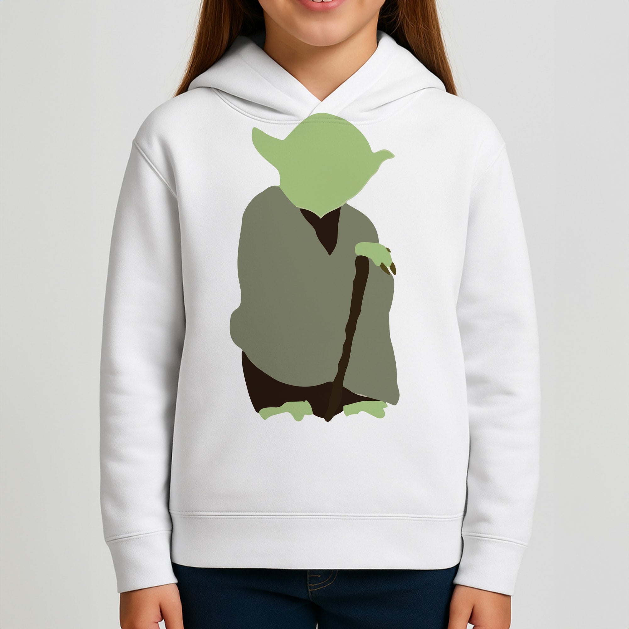 Yoda Faceless Kids Hoodie