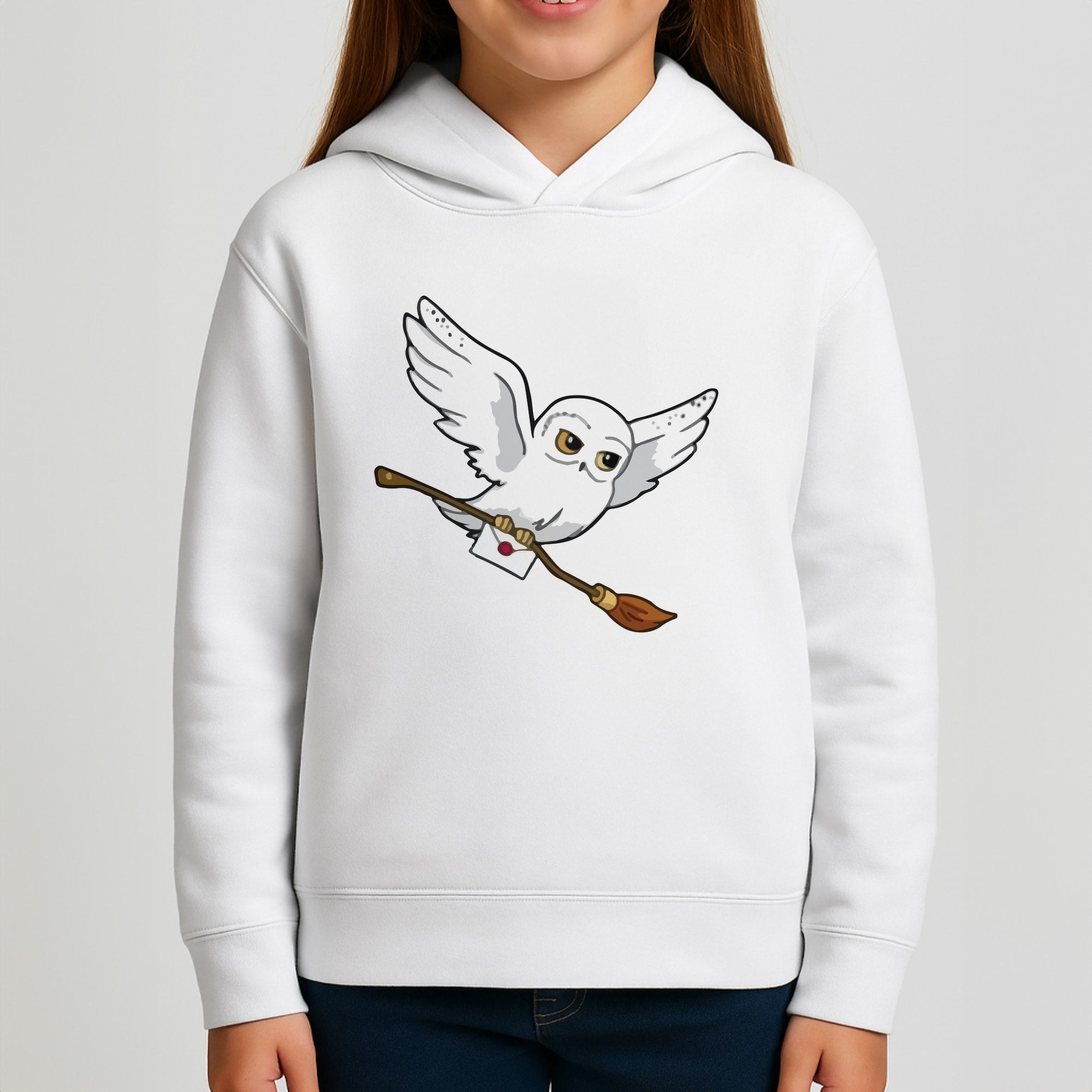 Messenger Owl Hedwig Kids Hoodie