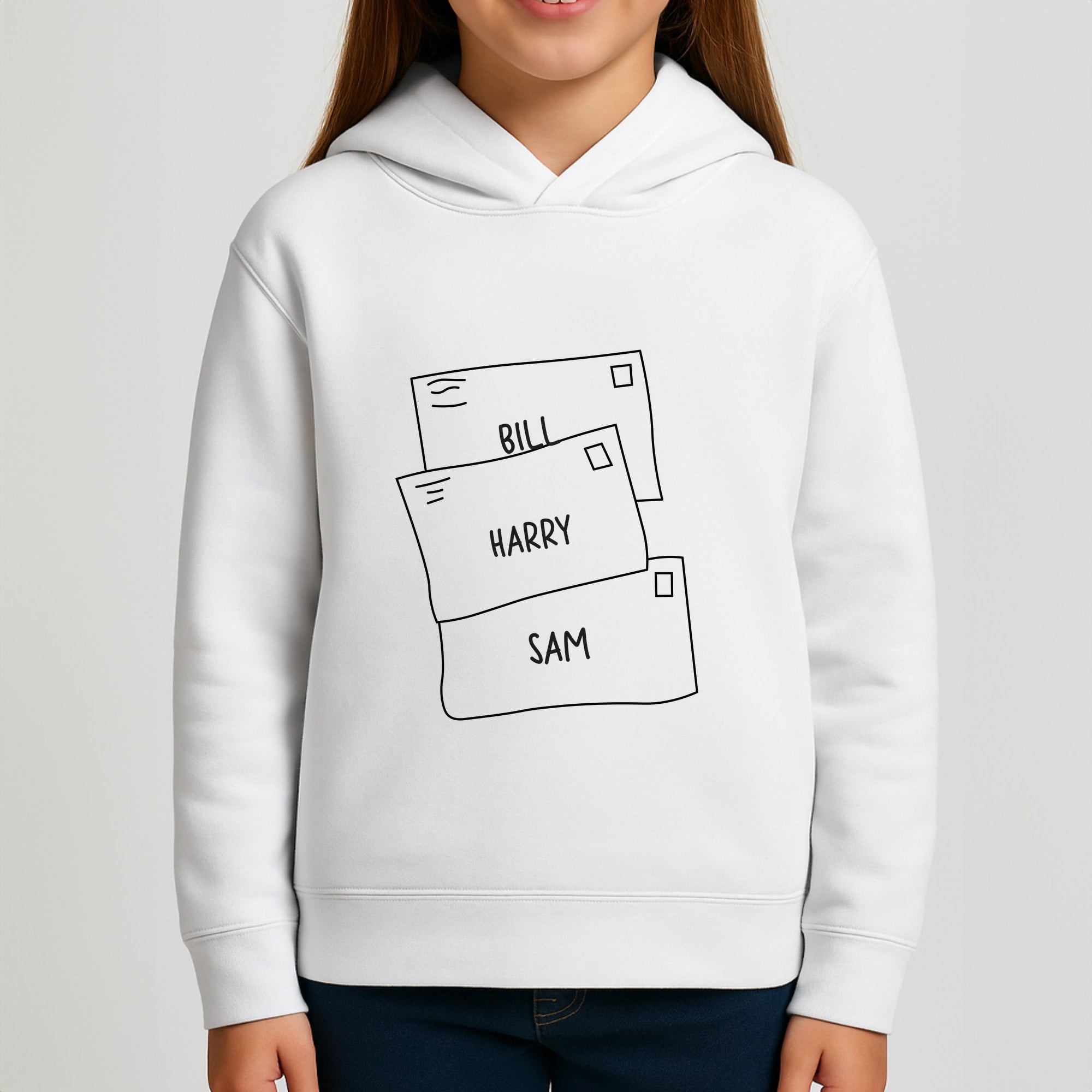 Bill, Harry And Sam Girls Hoodie