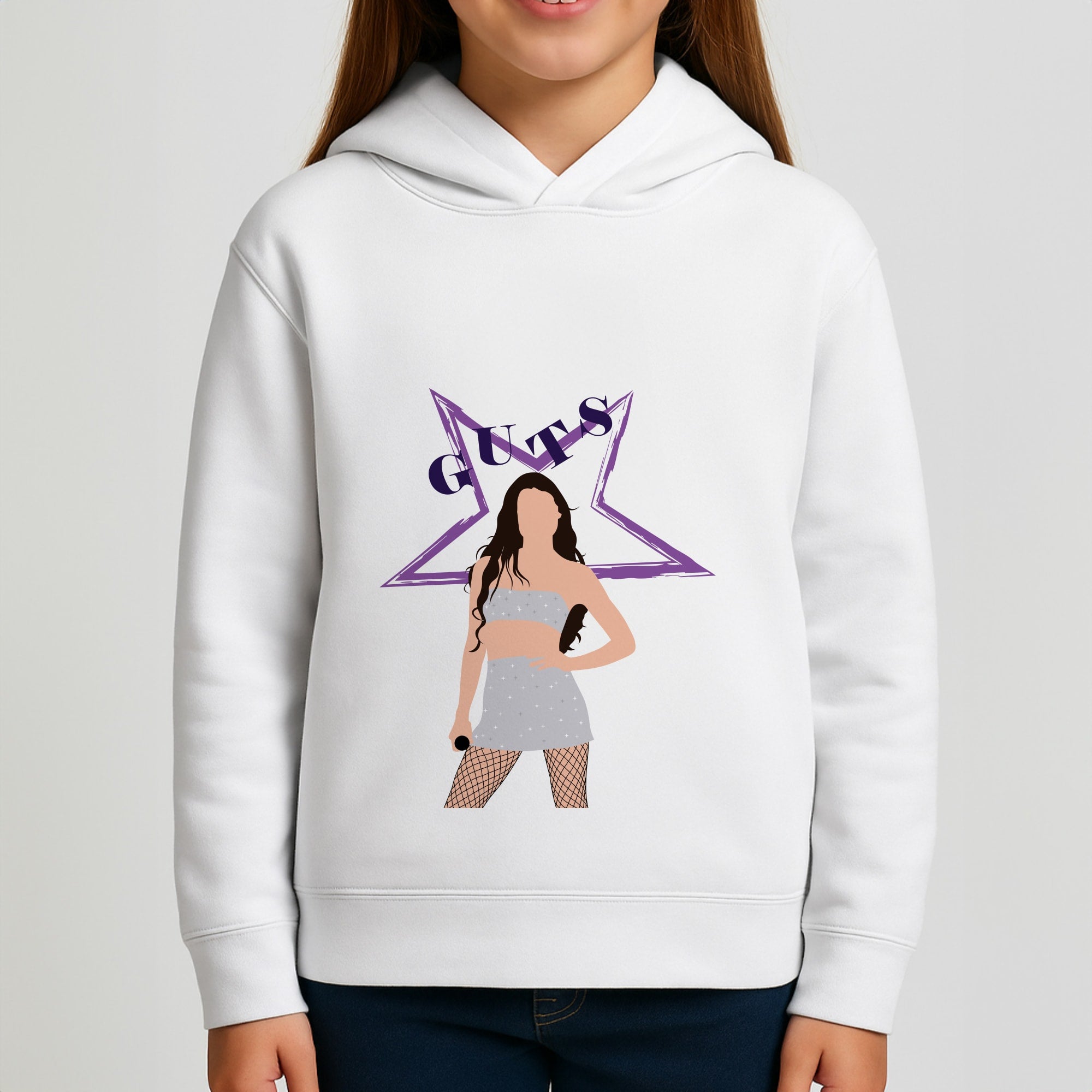 Dark Purple Olivia Girls Hoodie