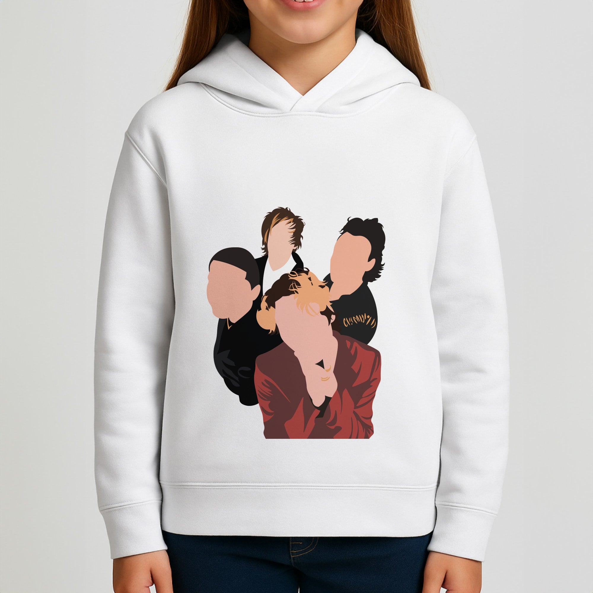 Group Photo Girls Hoodie
