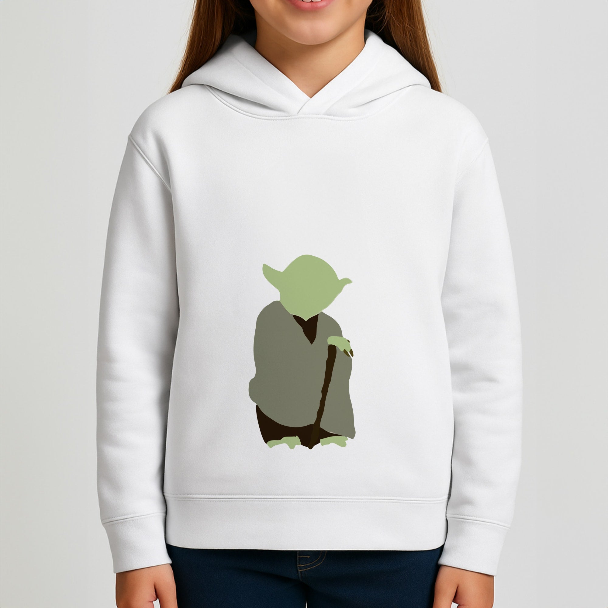 Yoda Faceless Girls Hoodie