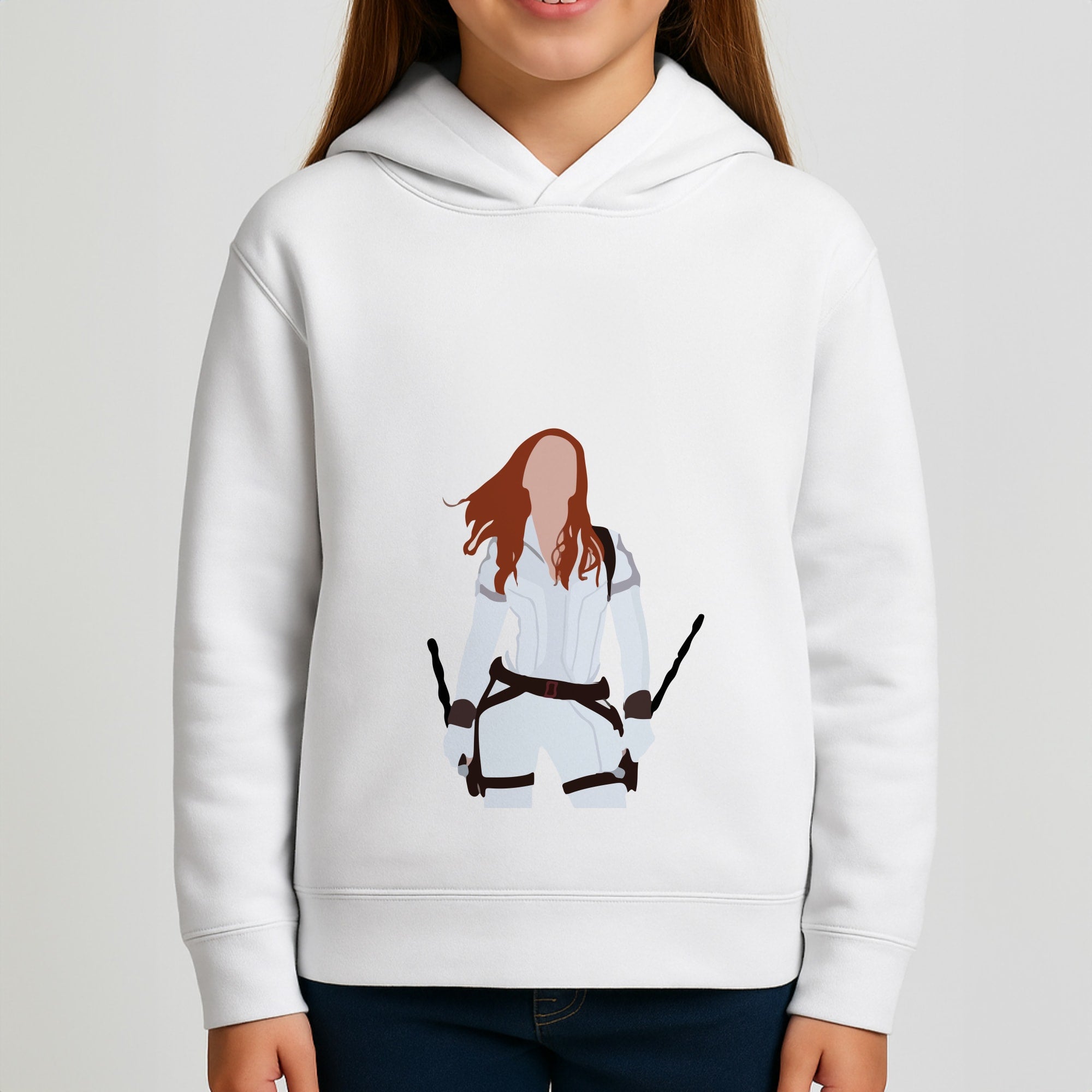 Black Widow Girls Hoodie