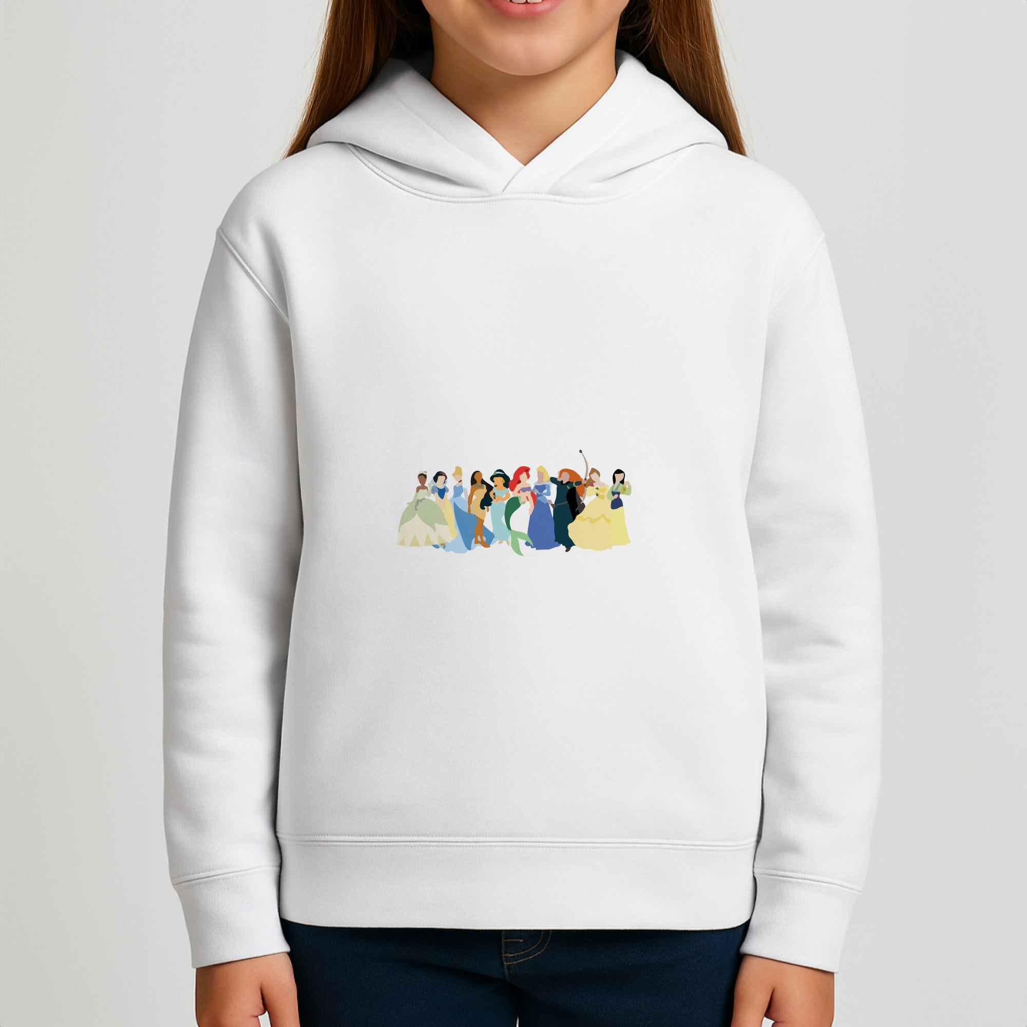 Fairytale Princesses Cast Girls Hoodie