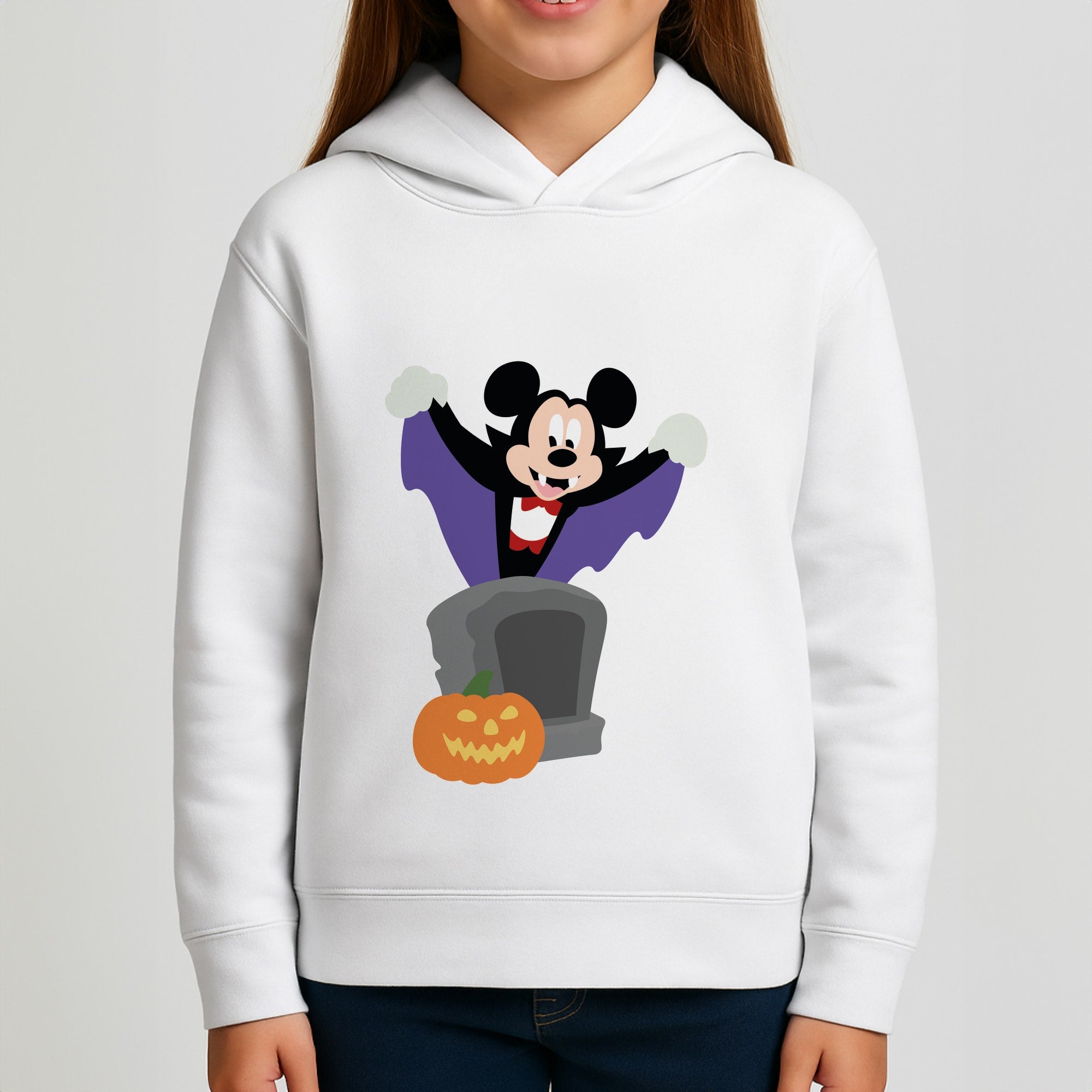 Vampire Mouse Halloween Girls Hoodie