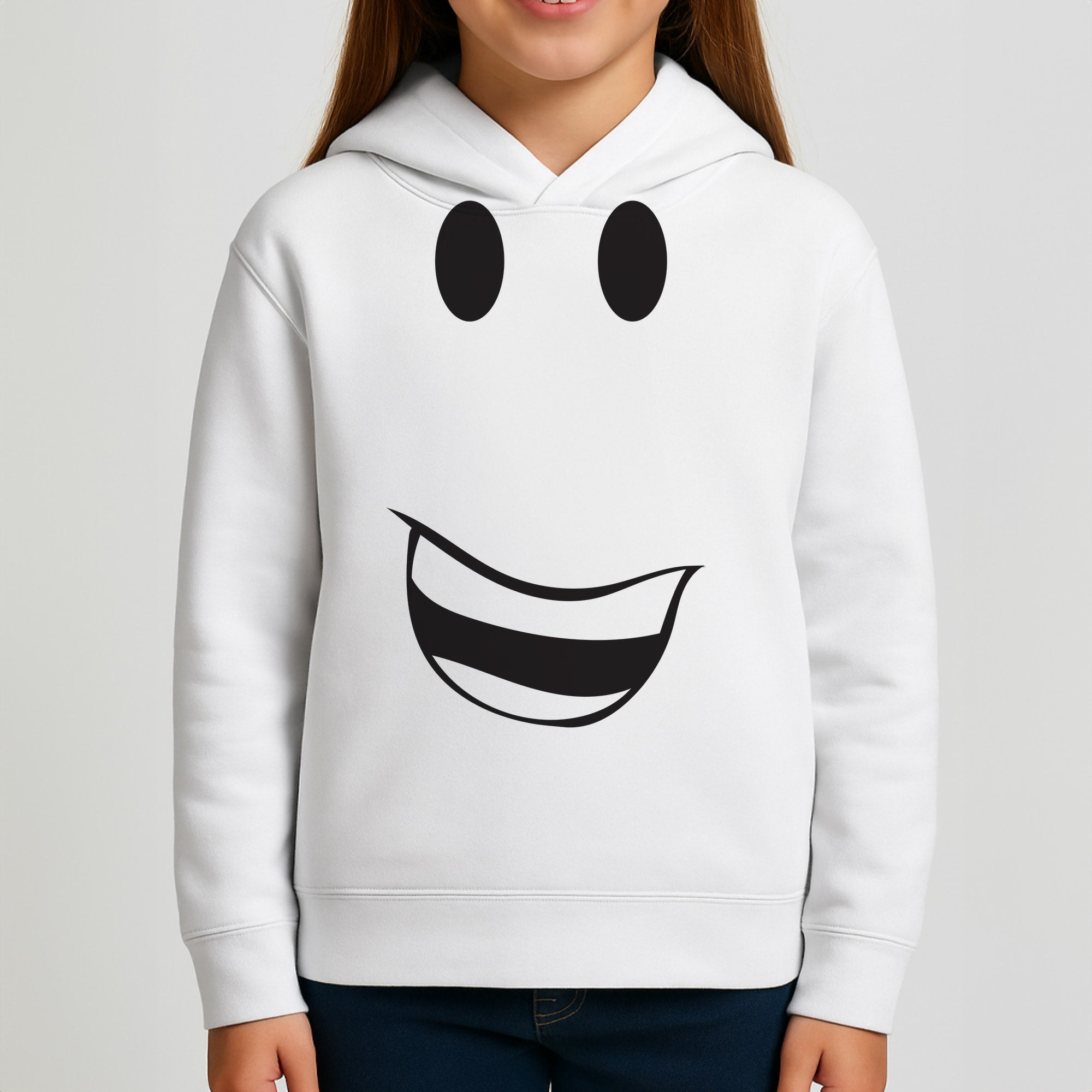 Yellow Face Kids Hoodie