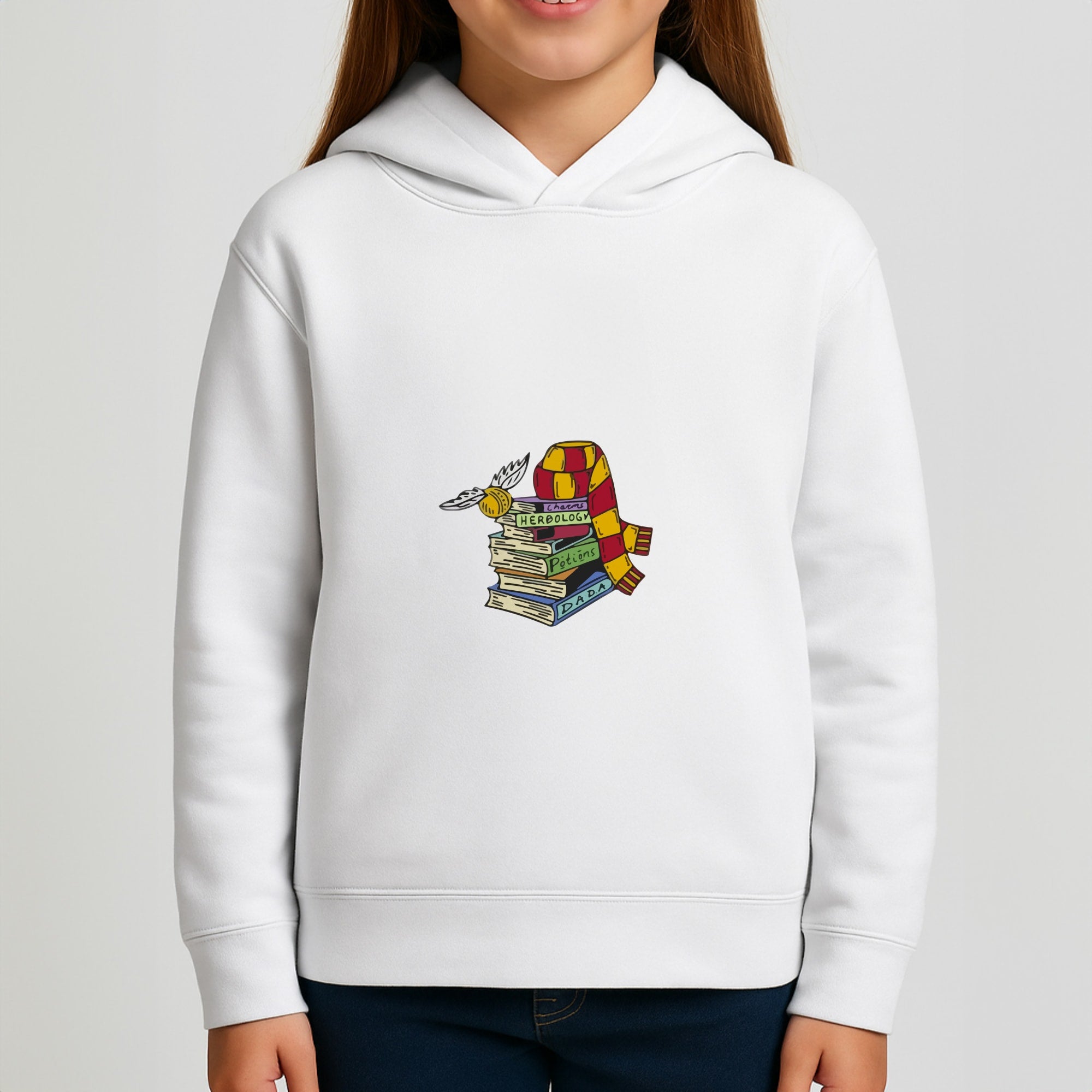 Book Stack Girls Hoodie