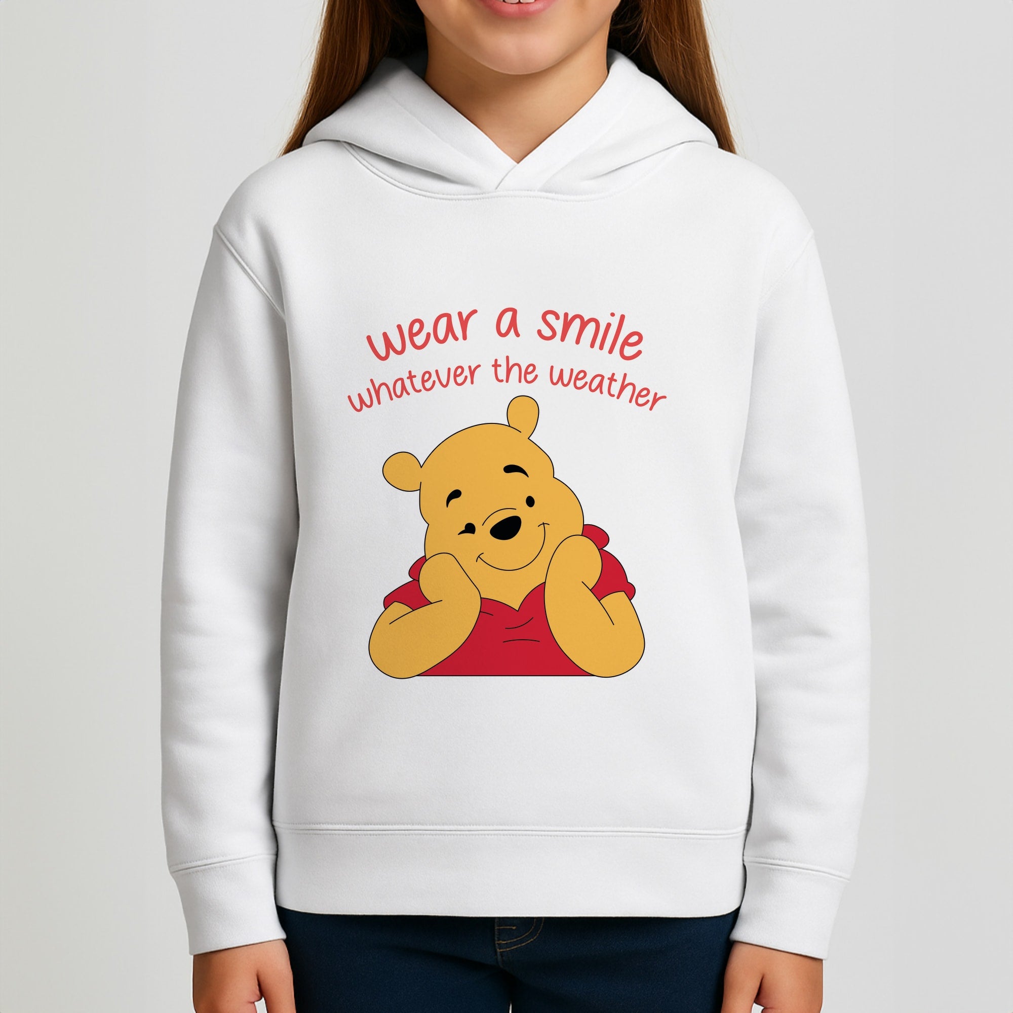 Wear A Smile Whatever The Weather Girls Hoodie