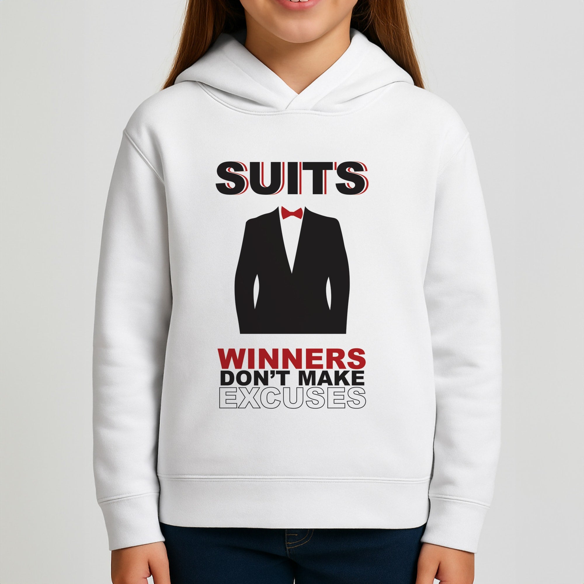 Winners Don't Make Excuses Girls Hoodie