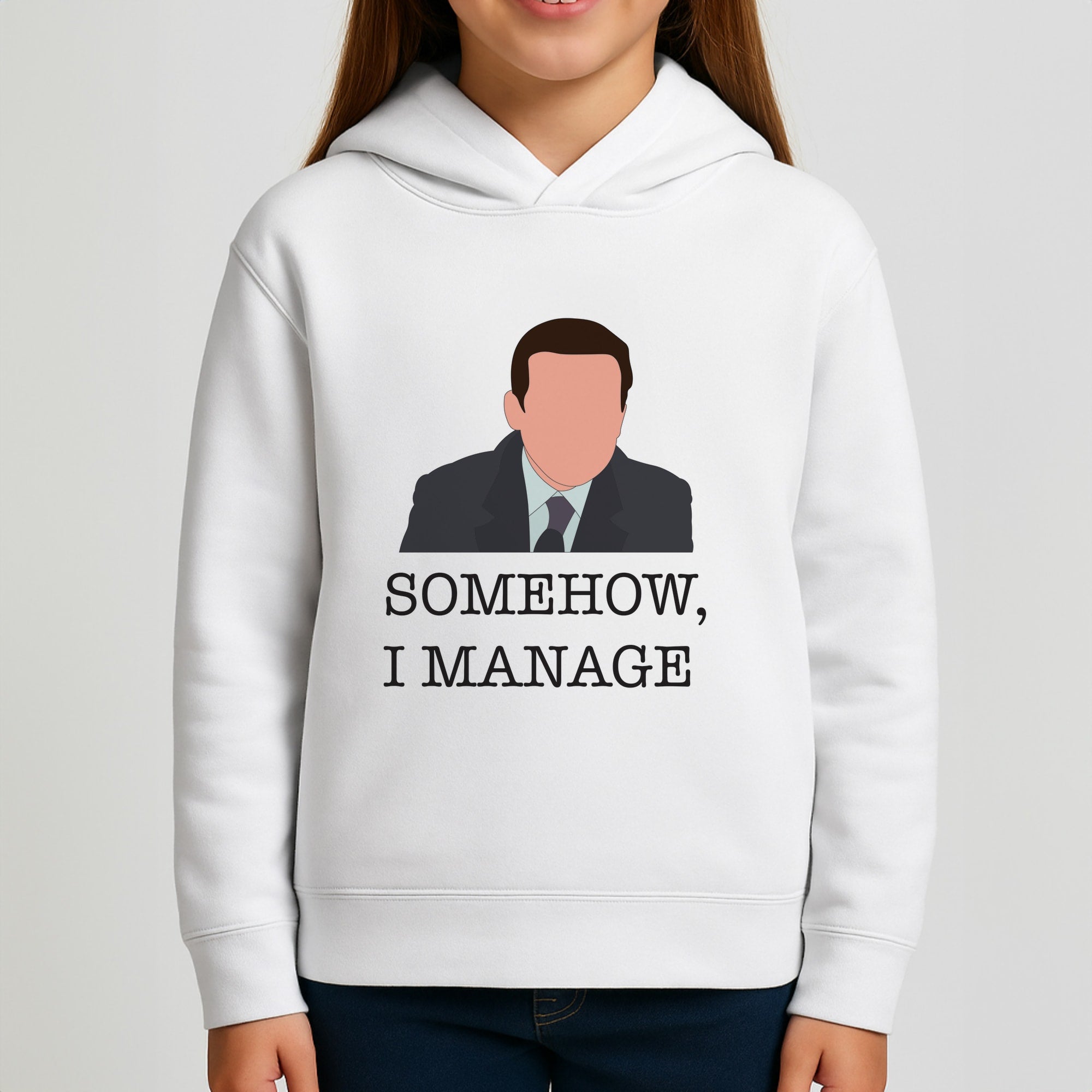Somehow, I Manage Girls Hoodie