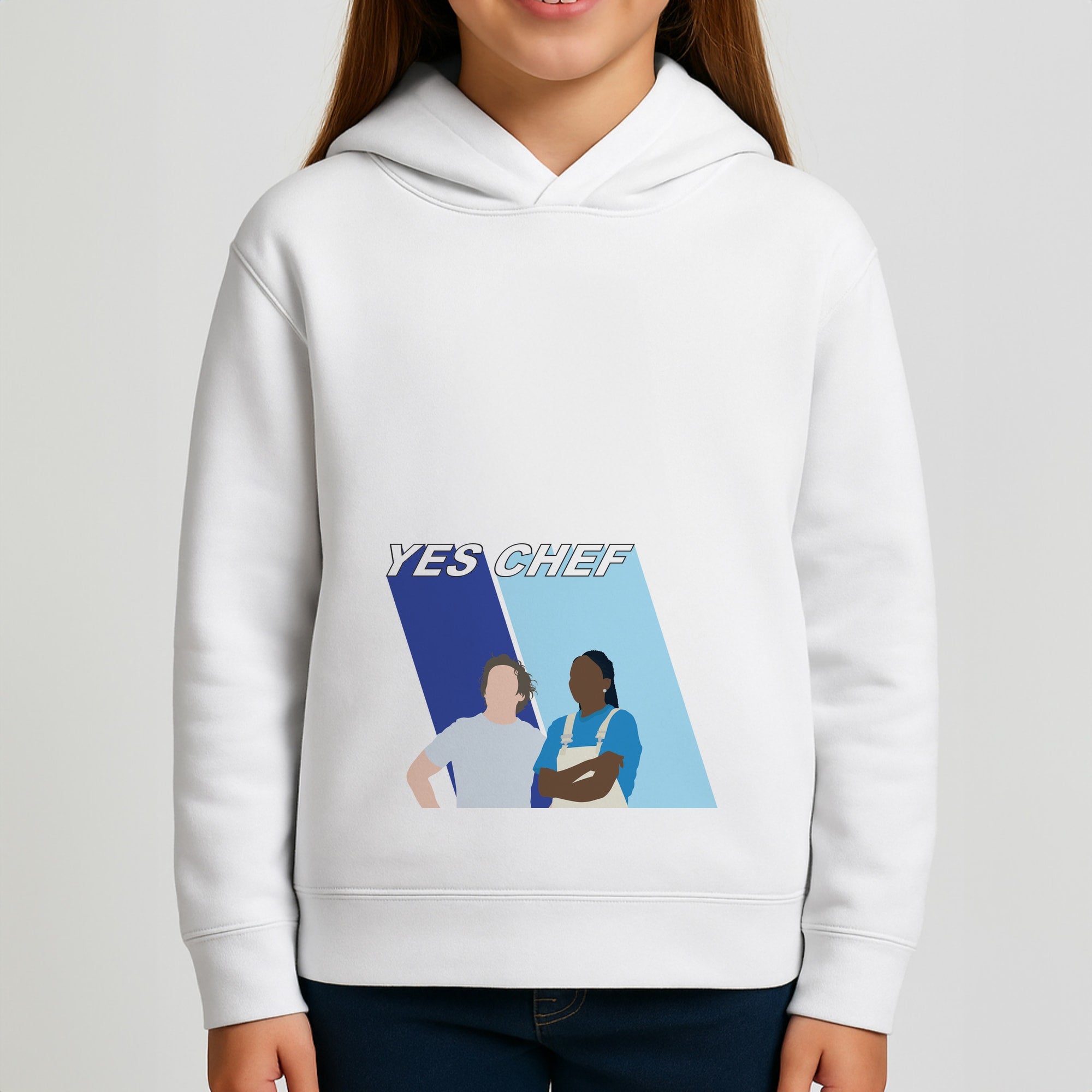 Yes Chef Blue Girls Hoodie