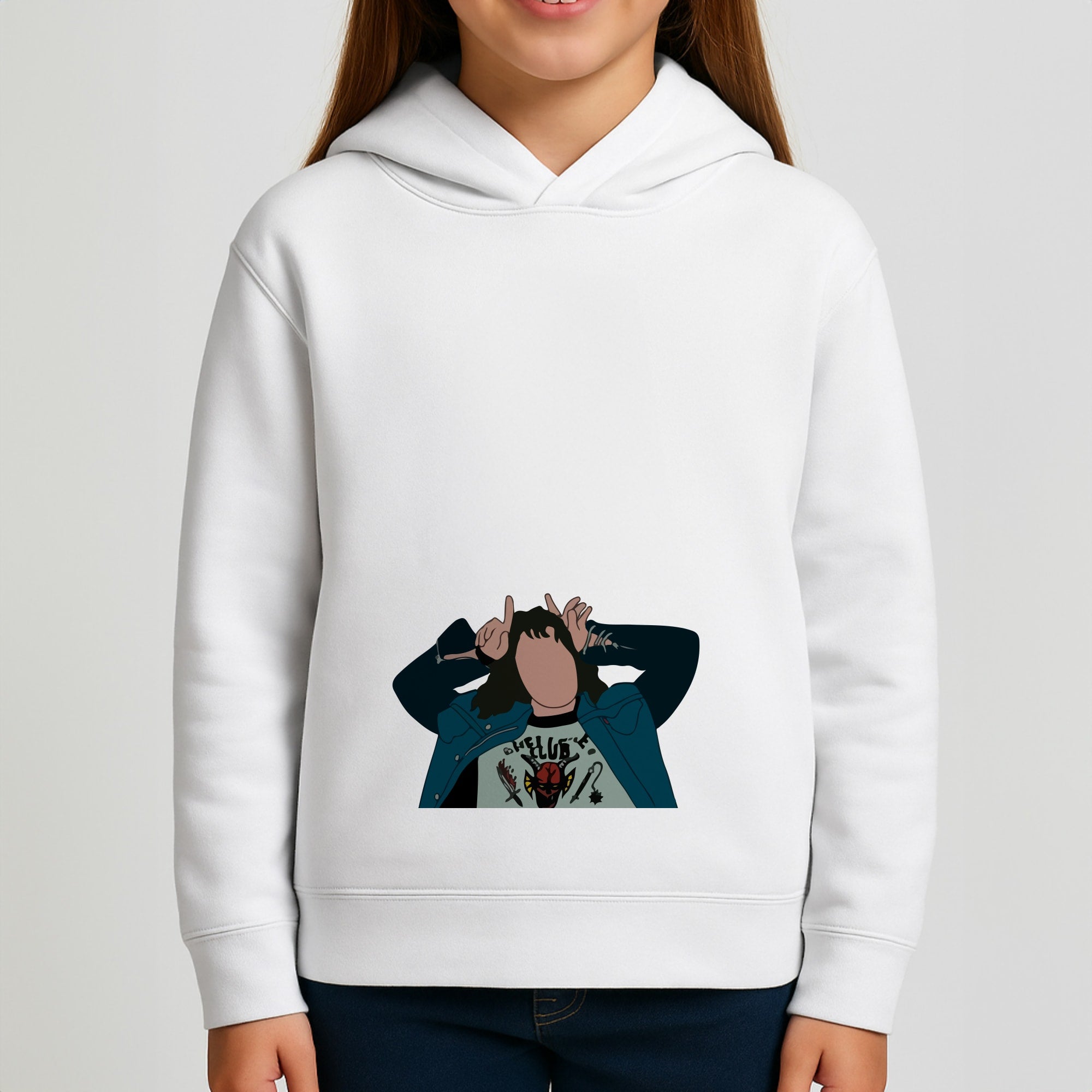 Eddie Munson Girls Hoodie