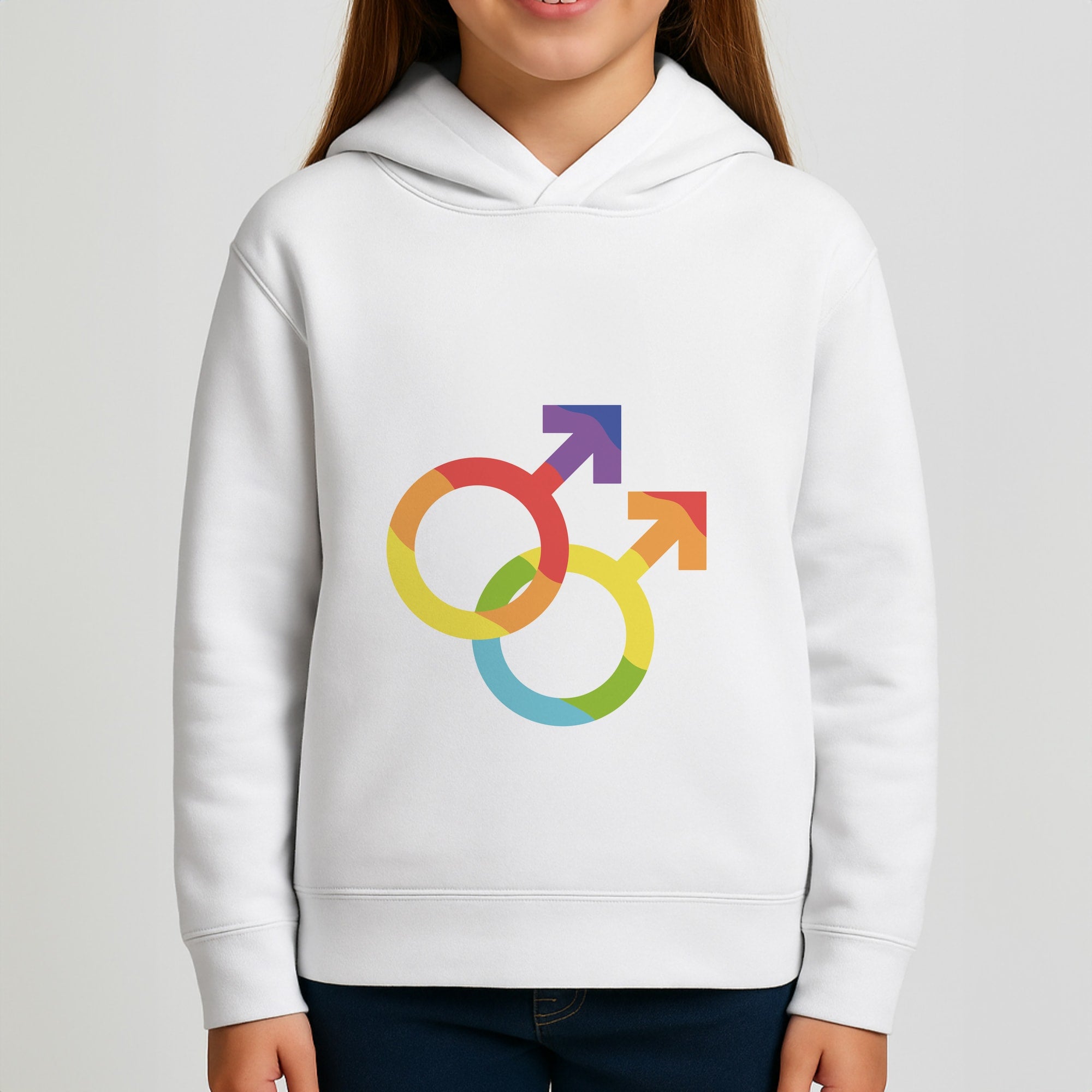 Gender Symbol Male - Pride Girls Hoodie