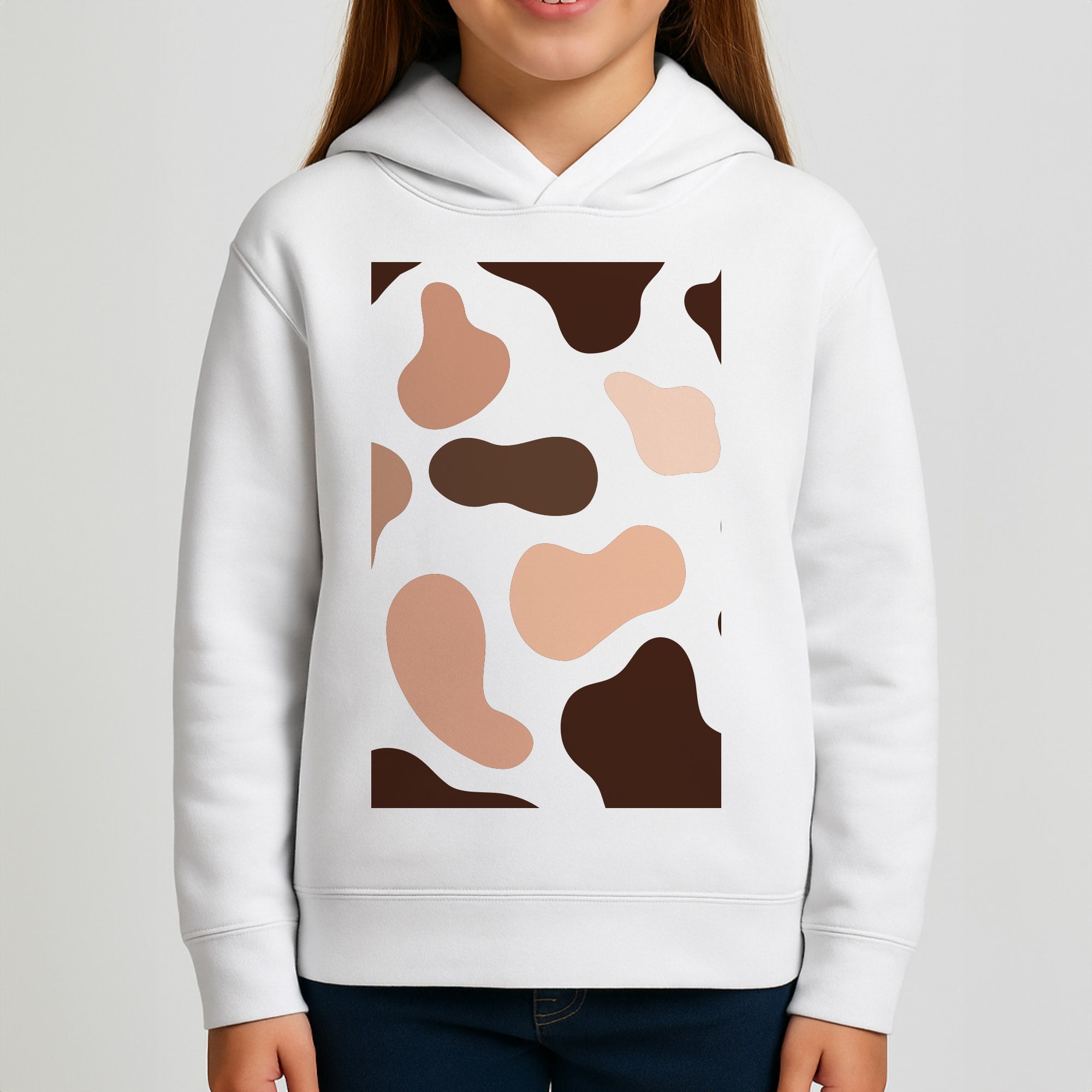 Cowprint Nude Girls Hoodie