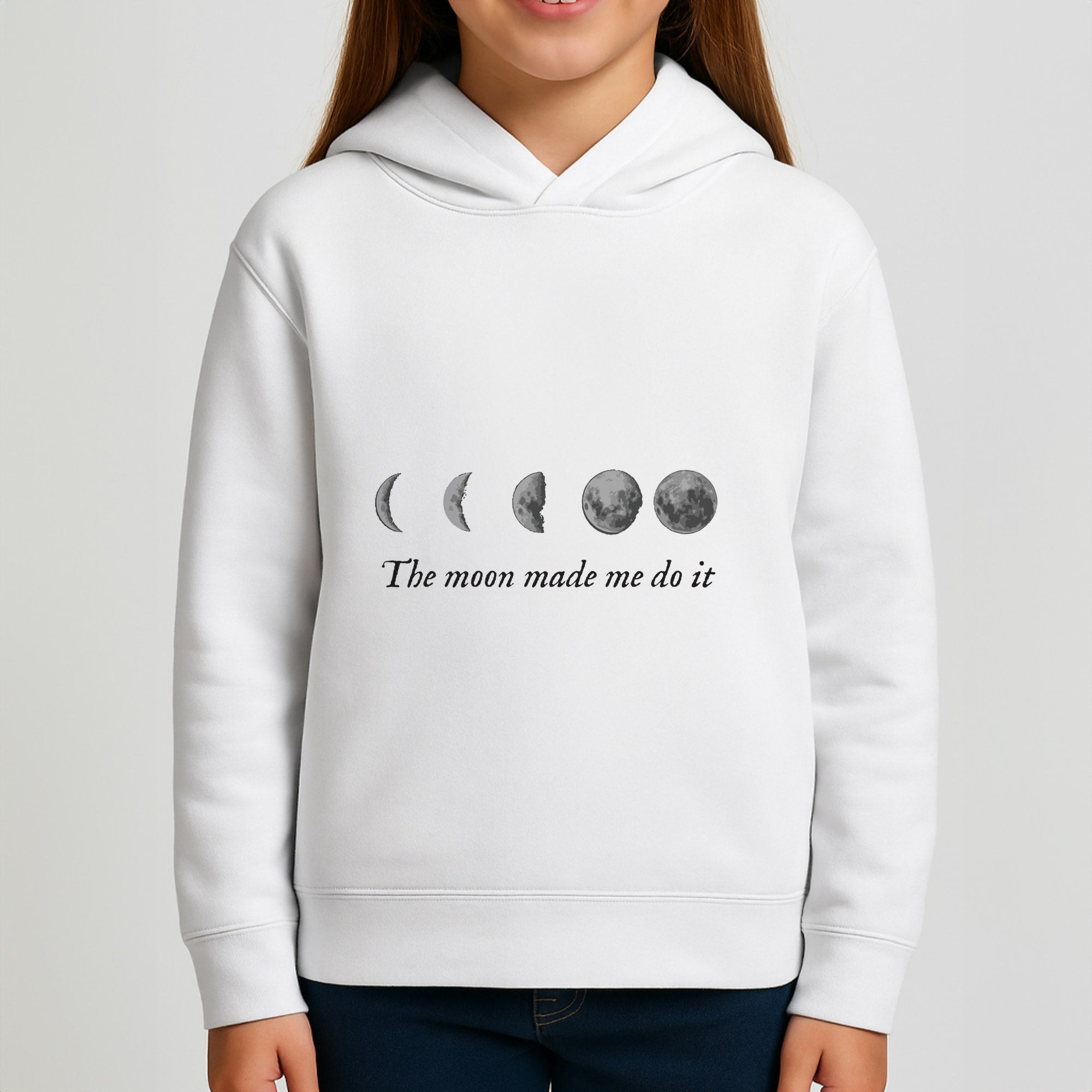 The Moon Made Me Do It Girls Hoodie