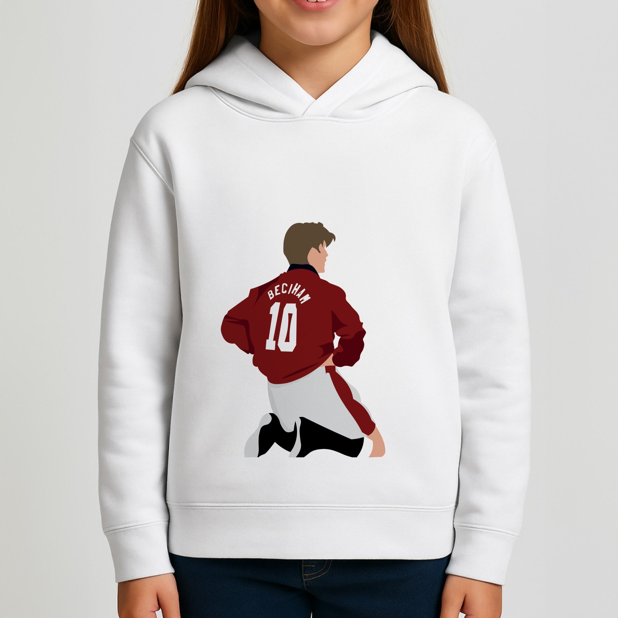 Beckham - Football Girls Hoodie