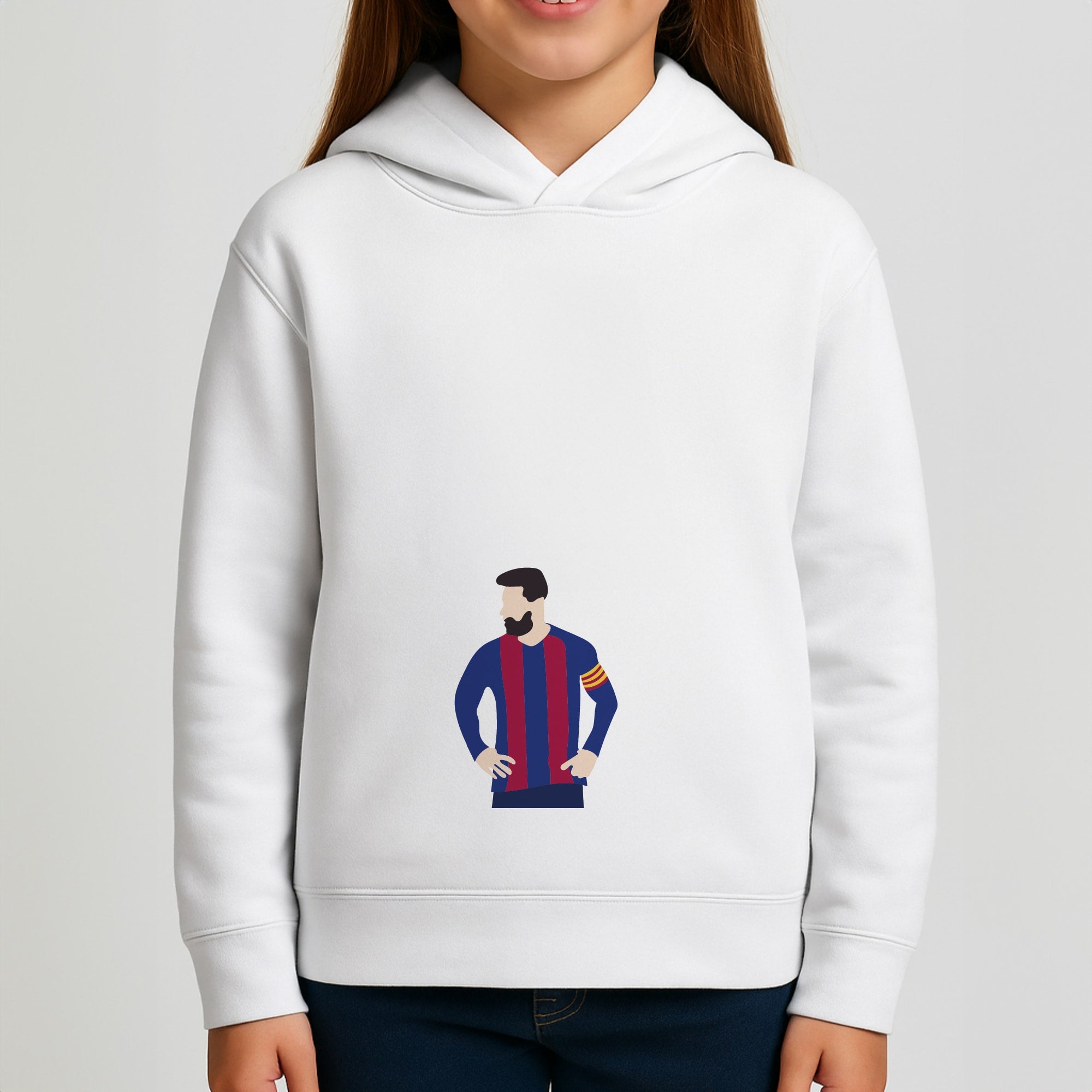 Messi Barca Girls Hoodie