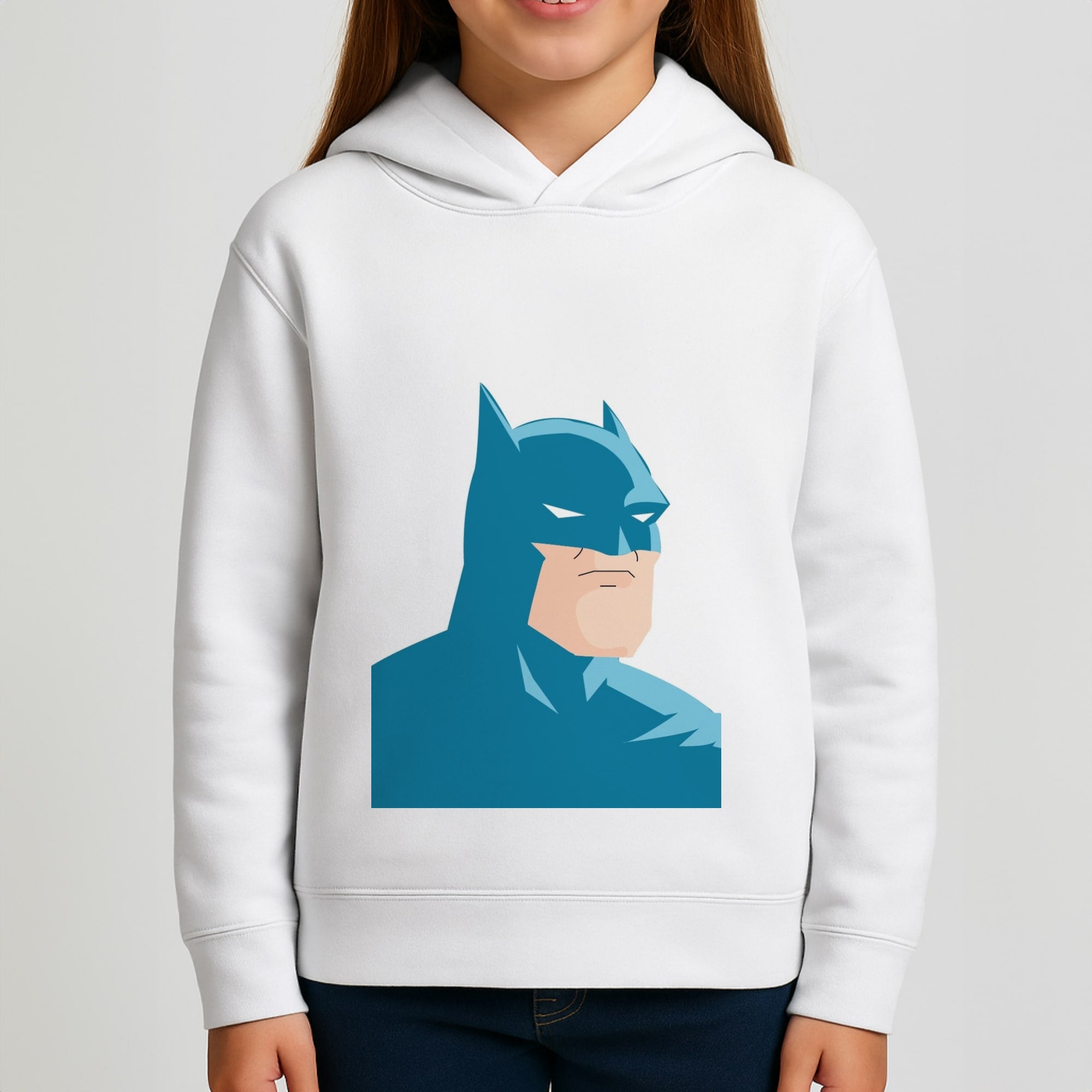 Blue Bat Superhero Girls Hoodie