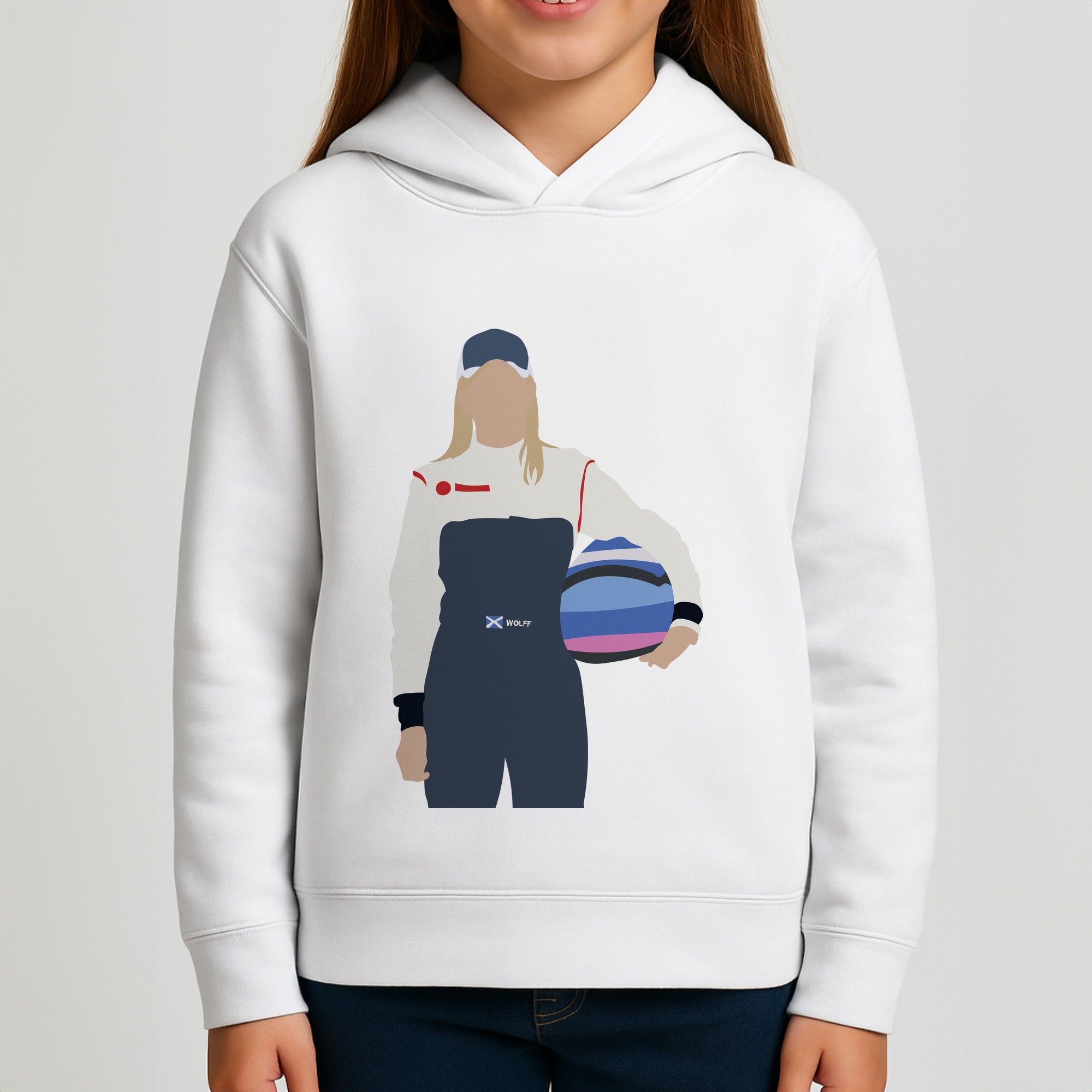 Wolf - F1 Girls Hoodie