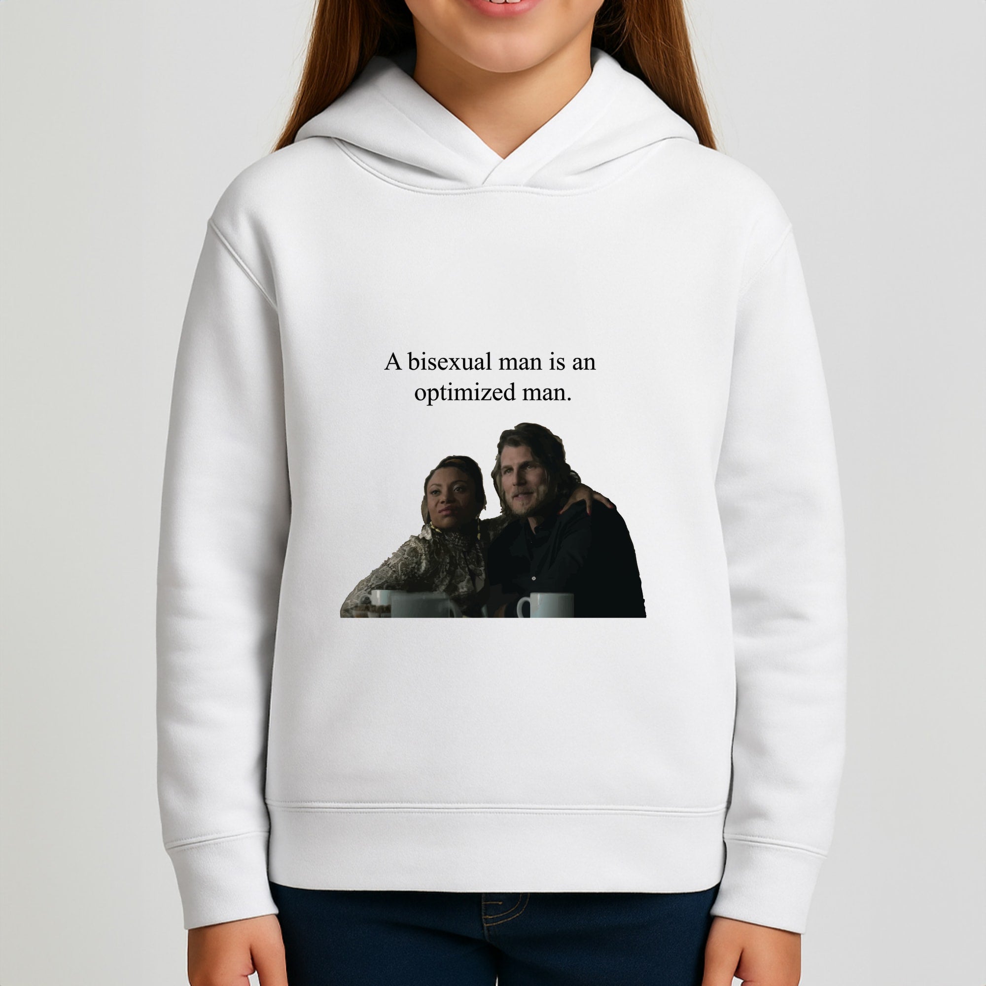 A Bisexual Man Girls Hoodie