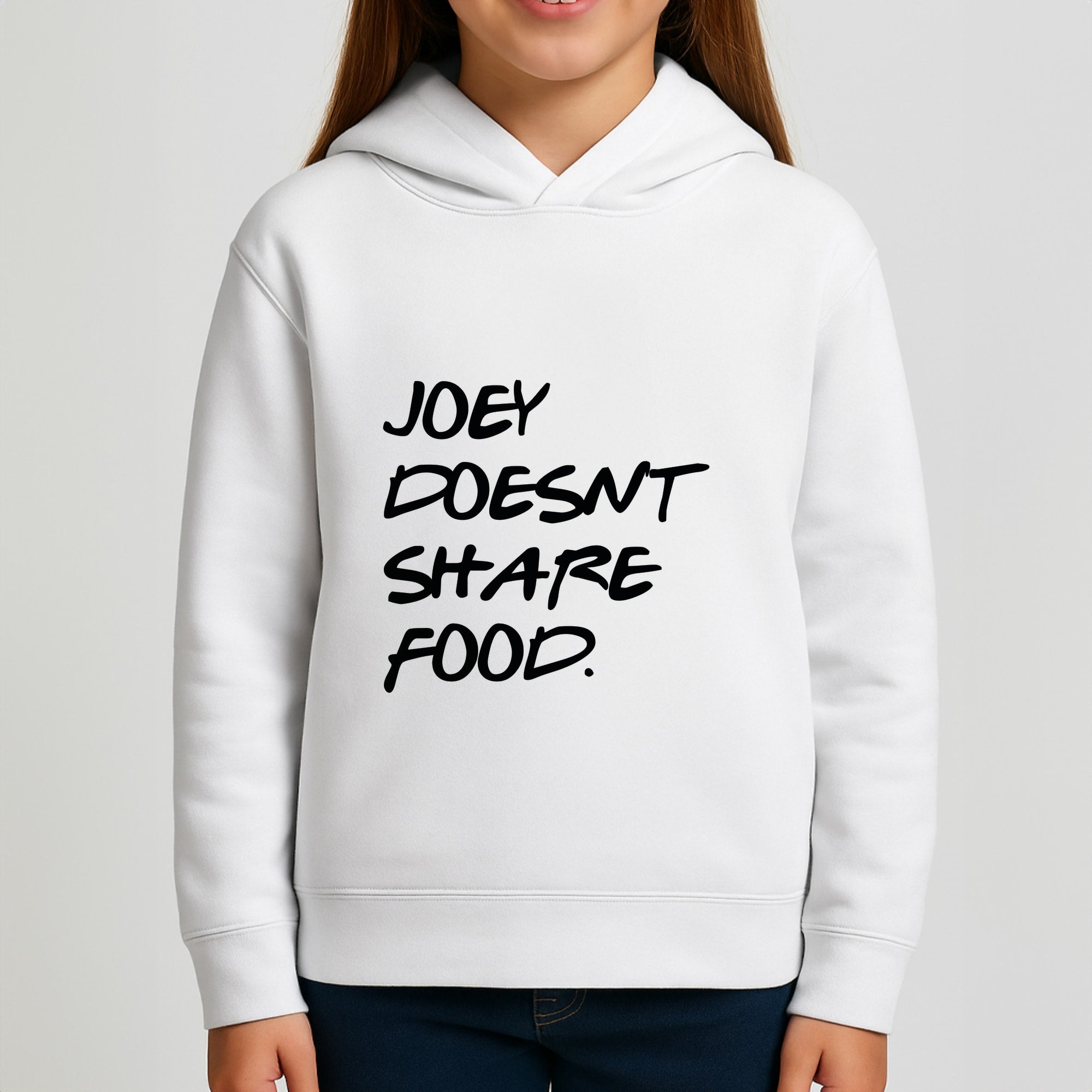Joey Doesn't Share Food, Black Girls Hoodie