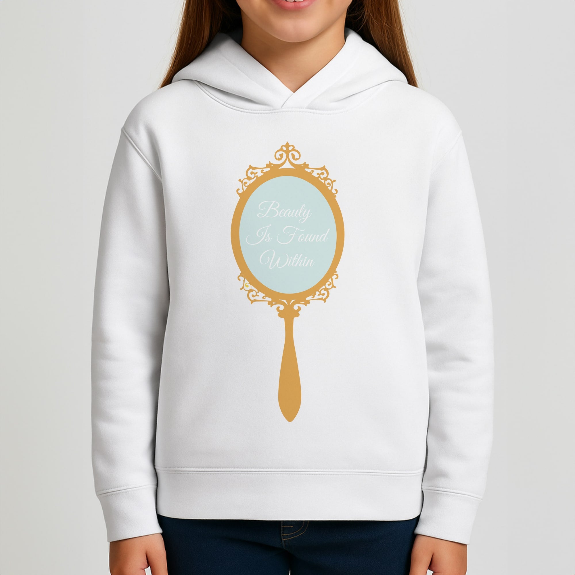 Beauty Is Found Within Mirror Girls Hoodie