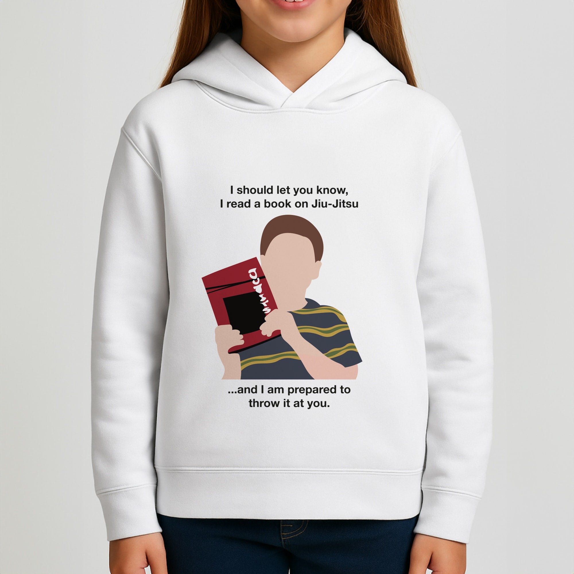Book On Jiu-Jitsu - Sheldon Girls Hoodie