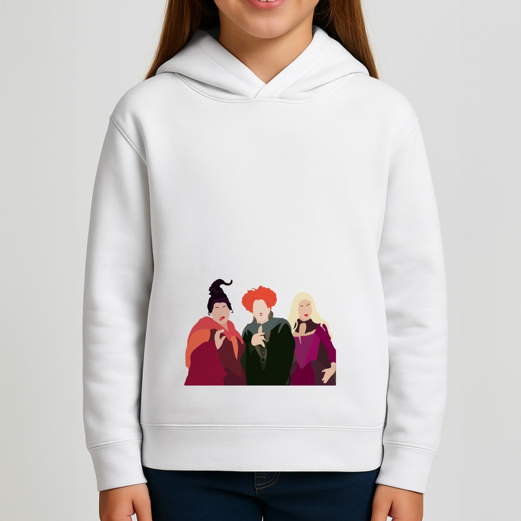 Hocus Halloween Witches - Halloween Girls Hoodie