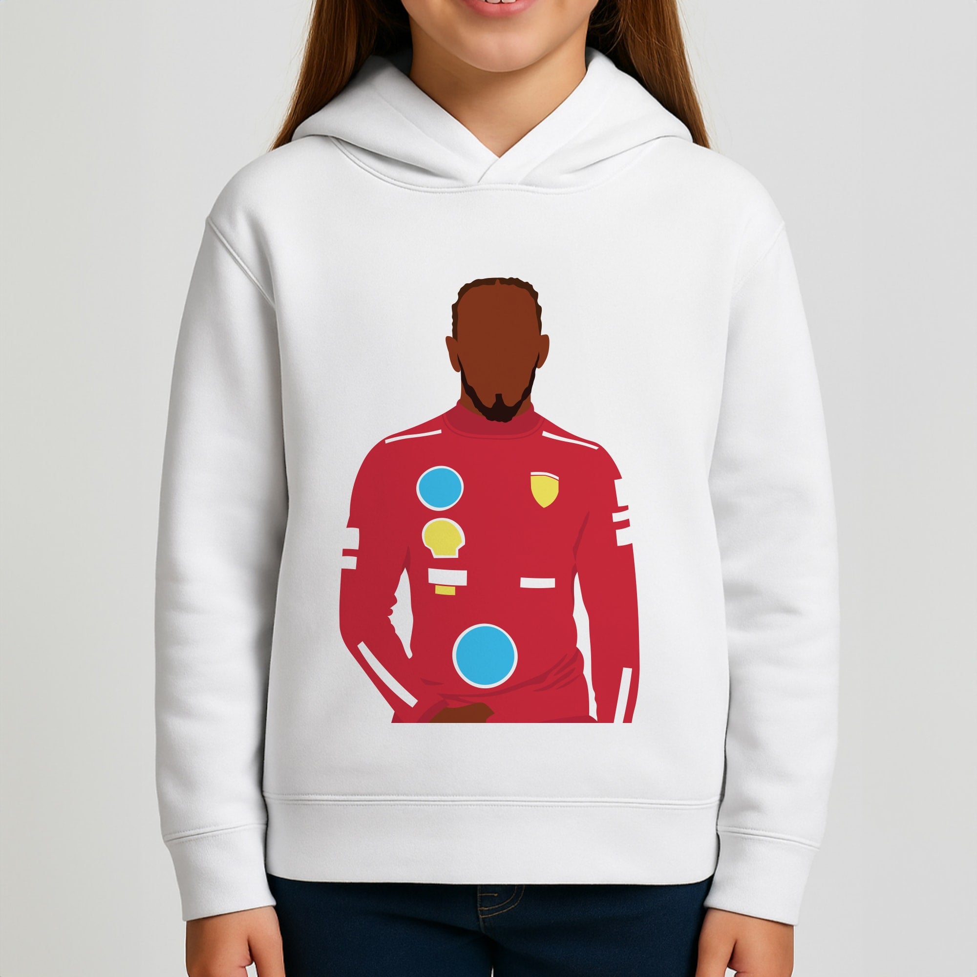 Hamilton In Red Girls Hoodie